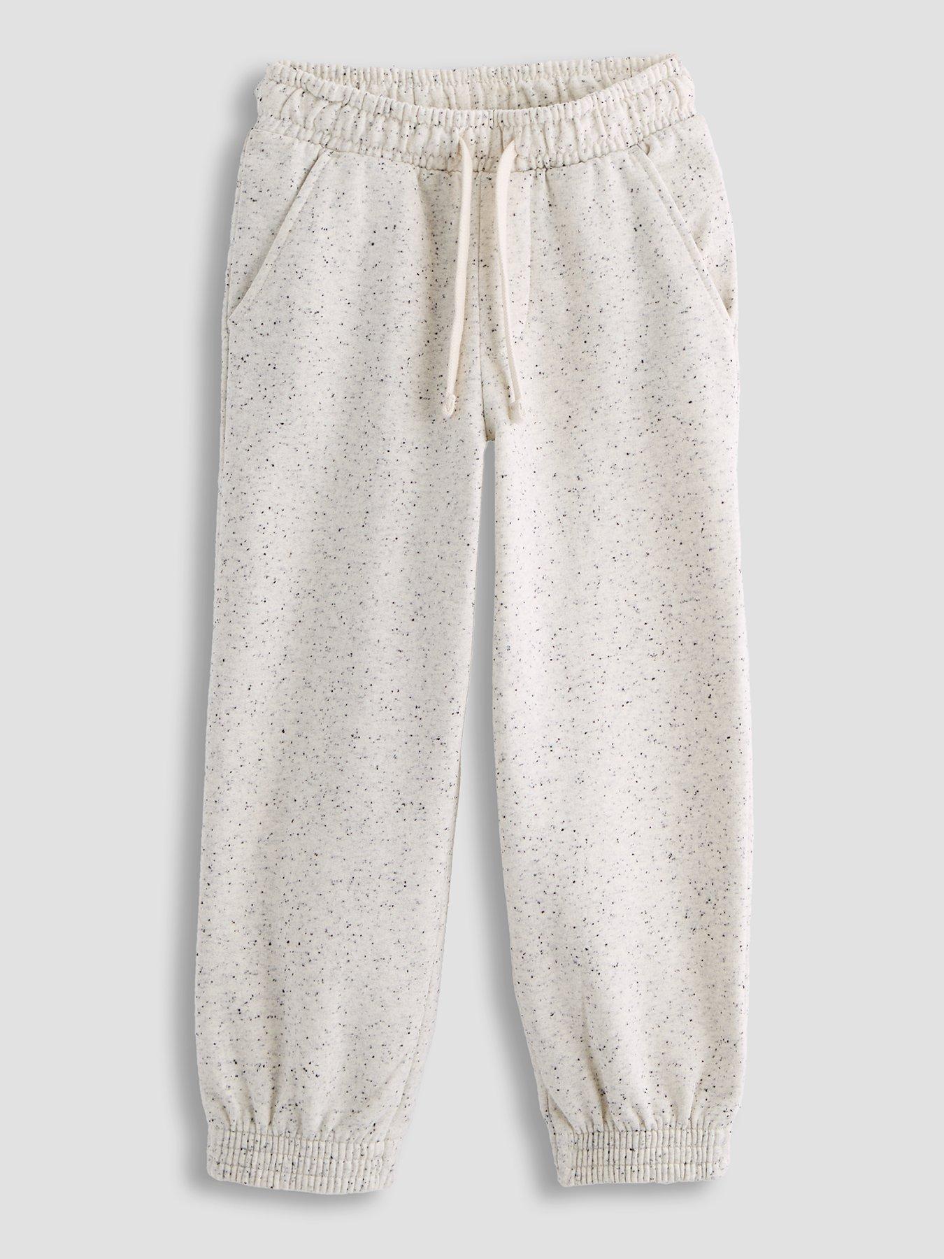 The Very Collection Boys Cuffed Leg Joggers - Cream