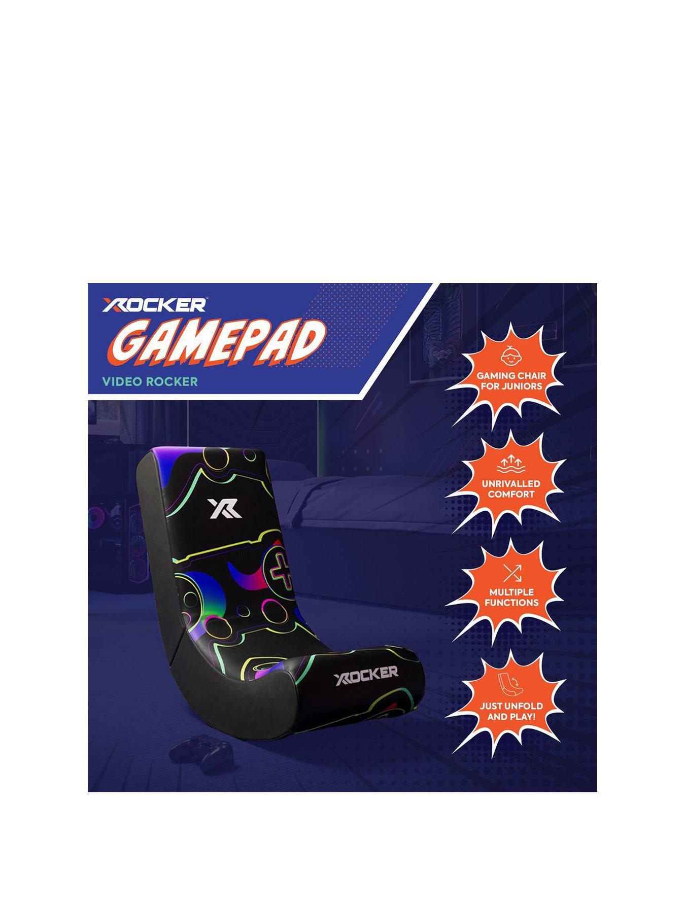 X Rocker Video Rocker Gaming Chair for Kids - Gamepad Black | Very