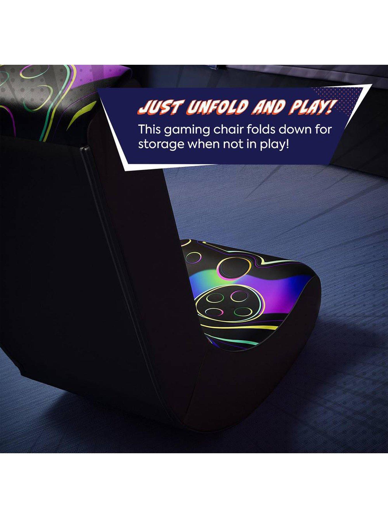 X Rocker Video Rocker Gaming Chair for Kids - Gamepad Black | Very