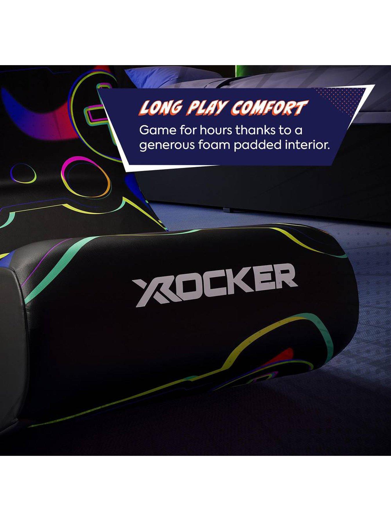 X Rocker Video Rocker Gaming Chair for Kids - Gamepad Black | Very