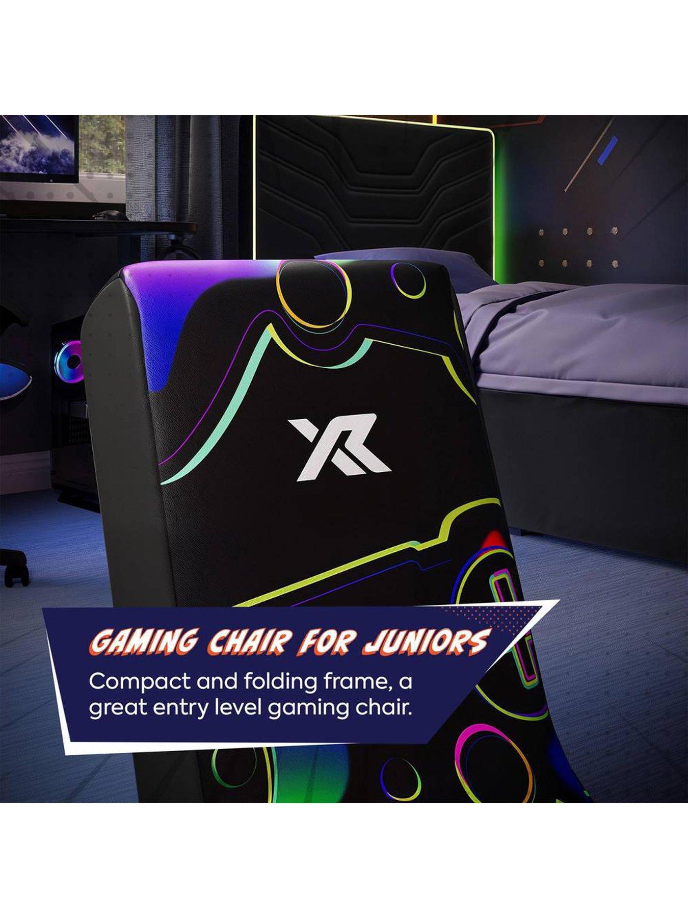 X Rocker Video Rocker Gaming Chair for Kids - Gamepad Black | Very