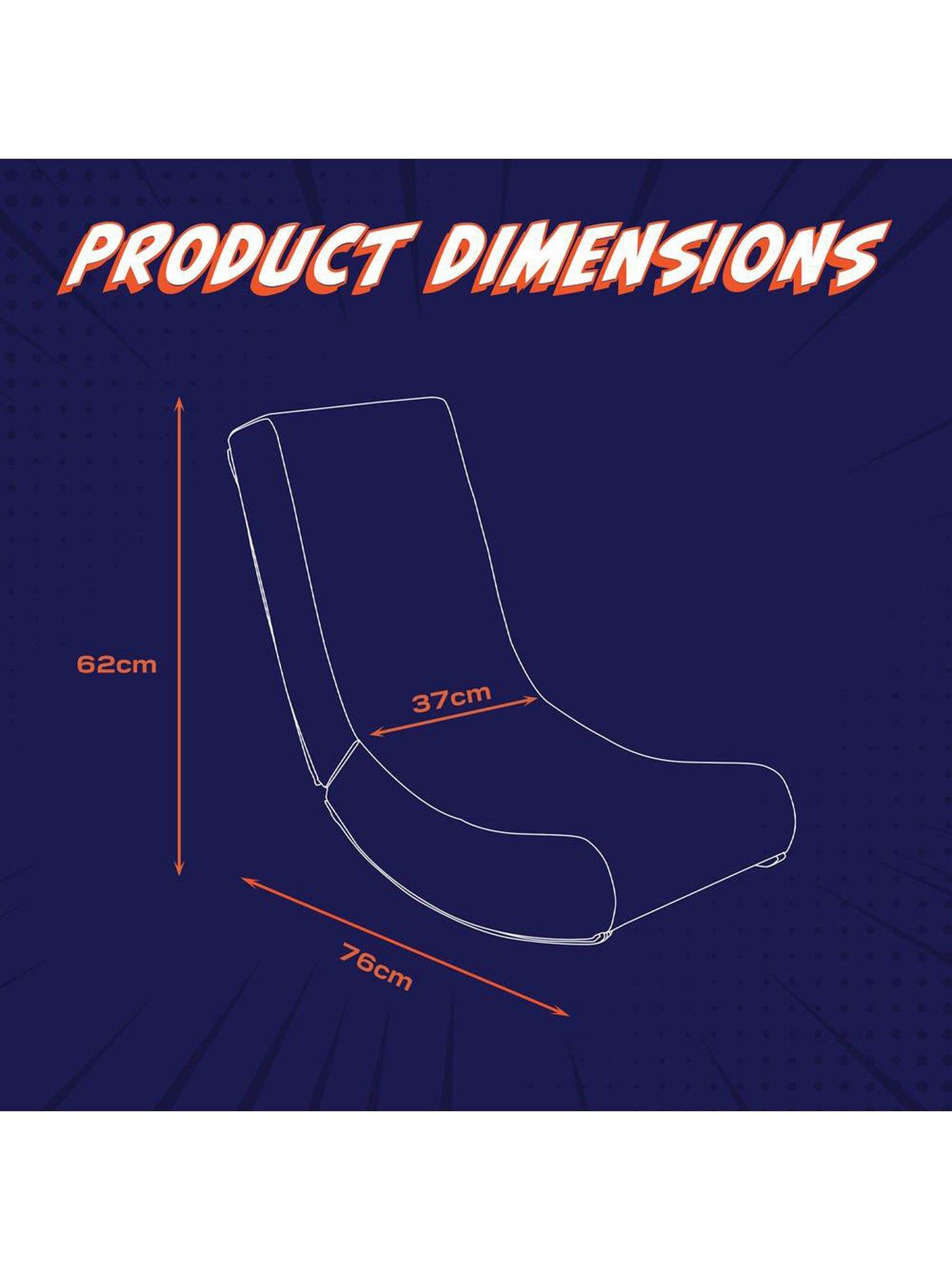 X Rocker Video Rocker Gaming Chair for Kids - Gamepad Black | Very