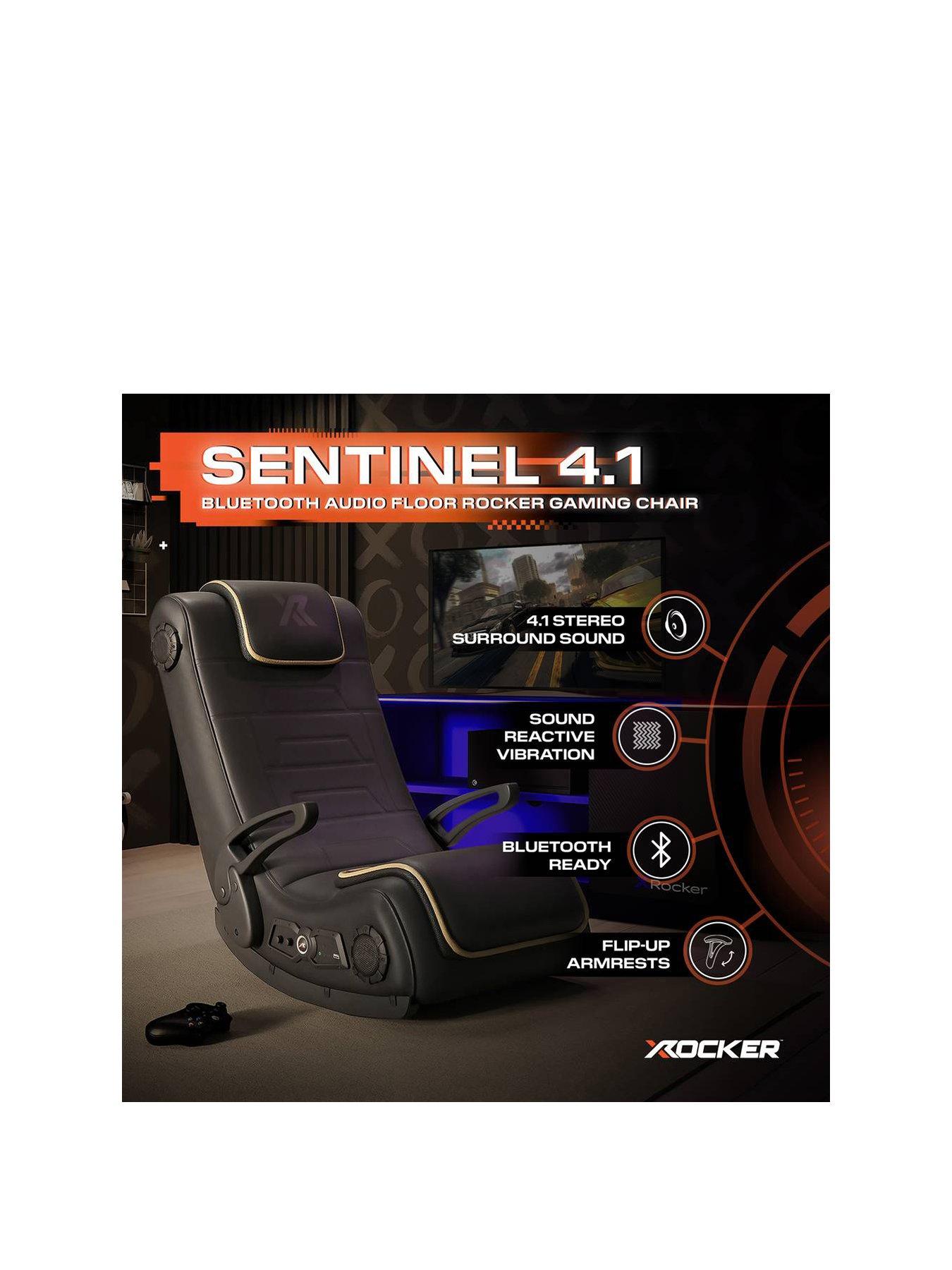 X Rocker Sentinel 4.1 Fußboden-Rocker – Gaming-Sessel Mit Audio, Vibration & Bluetooth