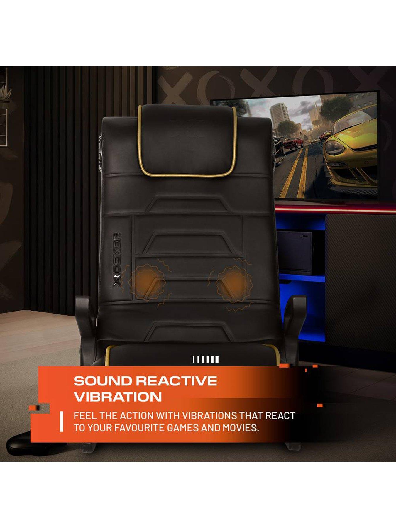 X Rocker Sentinel 4.1 Bluetooth Audio Floor Rocker Gaming Chair - Black ...