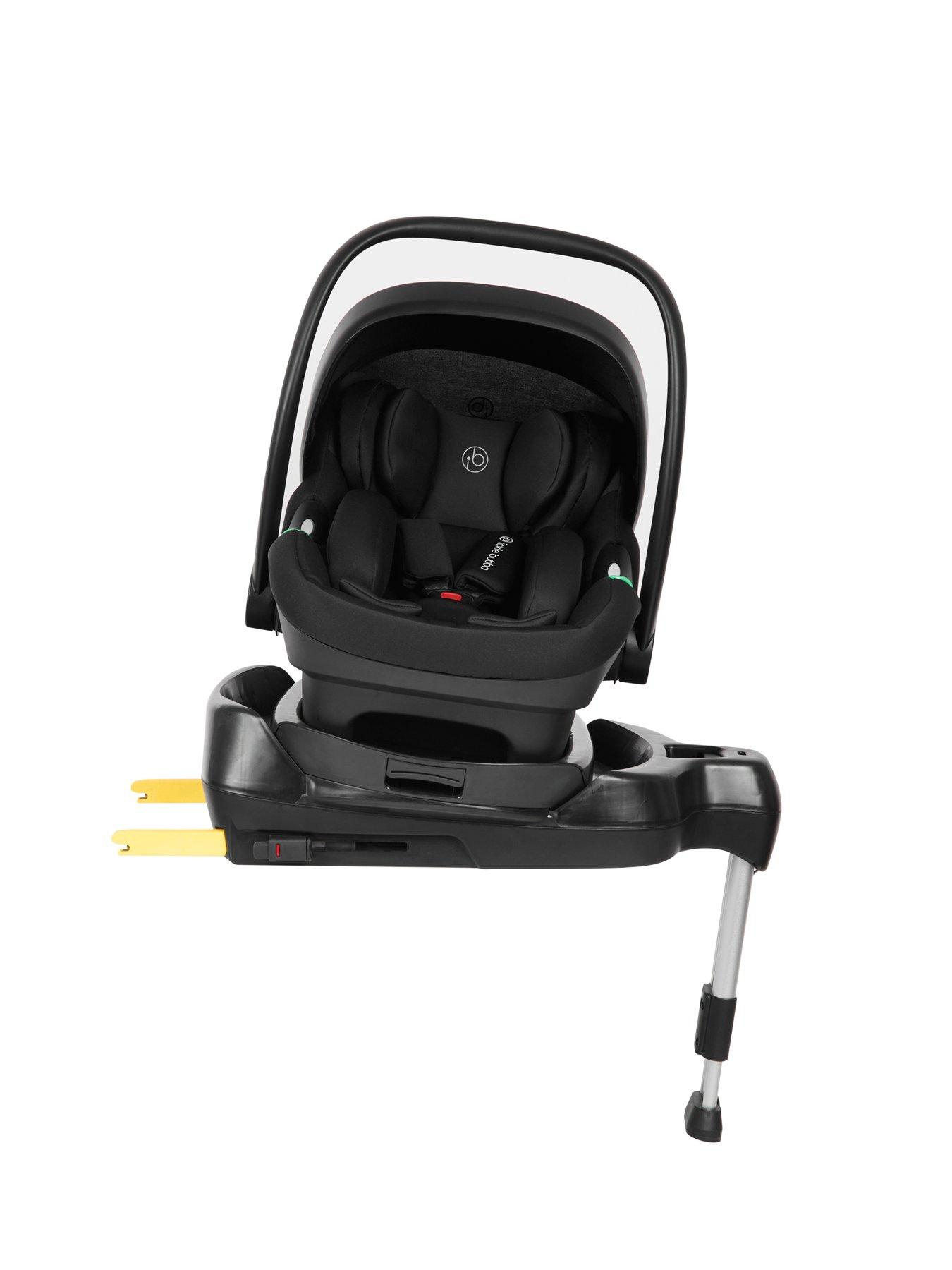 Image 7 of 7 of Ickle Bubba Stomp Luxe 12 Piece Travel system with i-Size Nimbus Car Seat & Spin ISOFIX Base - Black / Charcoal Grey / Black
