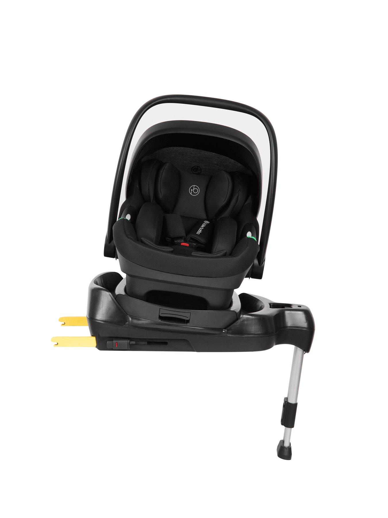 Image 7 of 7 of Ickle Bubba Stomp Luxe 12 Piece Travel system with i-Size Nimbus Car Seat & Spin ISOFIX Base - Black / Charcoal Grey / Tan