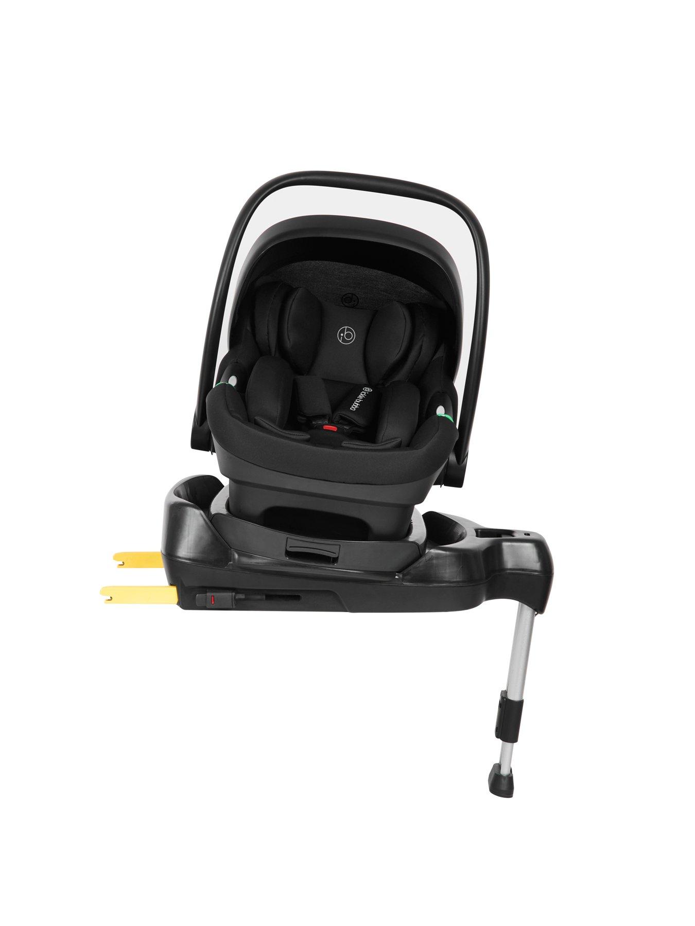 Image 7 of 7 of Ickle Bubba Stomp Luxe 12 Piece Travel System with i-Size Nimbus Car Seat & Spin ISOFIX - Black / Pearl Grey / Black