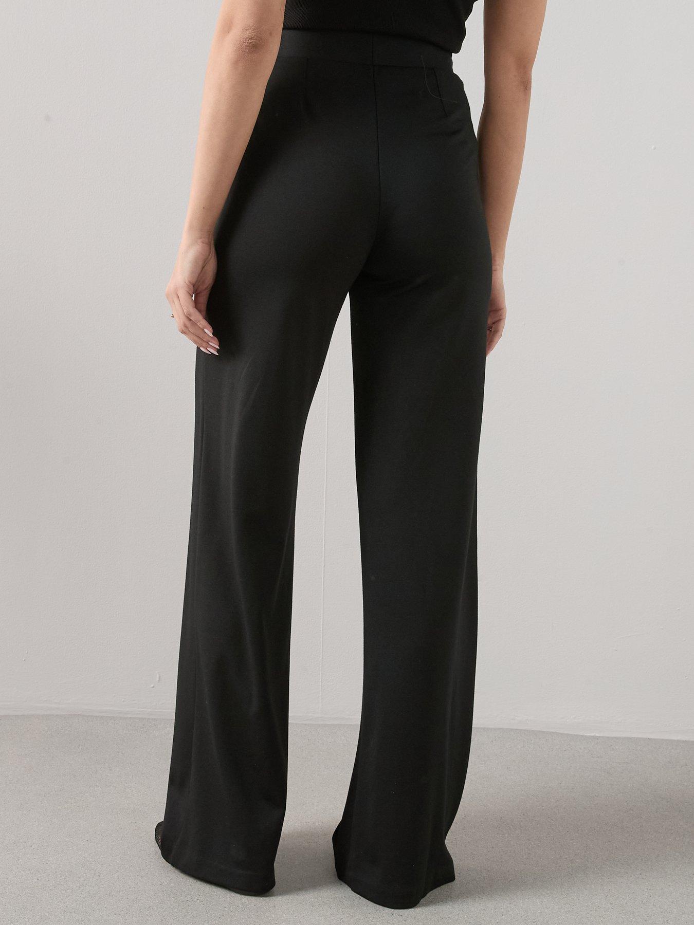 Image 2 of 6 of The Very Collection Stretch High Waist Wide Leg Trouser