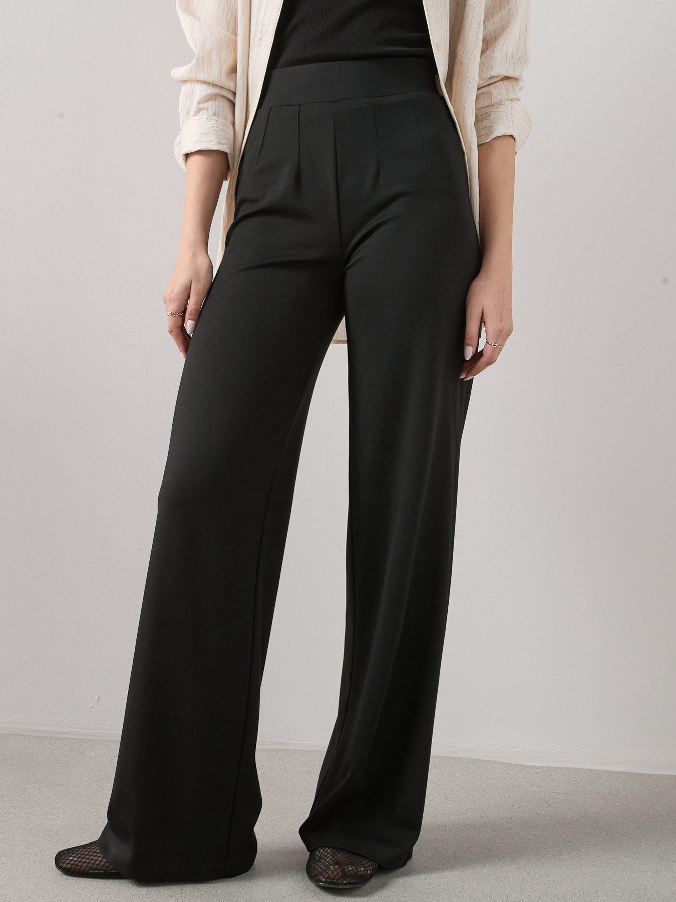 Image 4 of 6 of The Very Collection Stretch High Waist Wide Leg Trouser