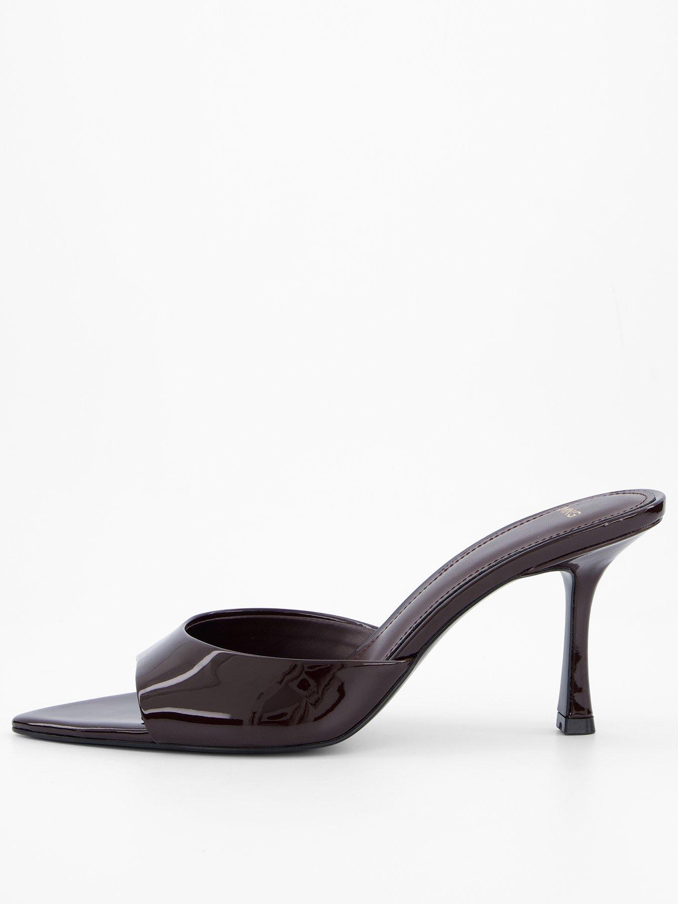 Image 1 of 7 of Mango Patent Leather High Heeled Sandals