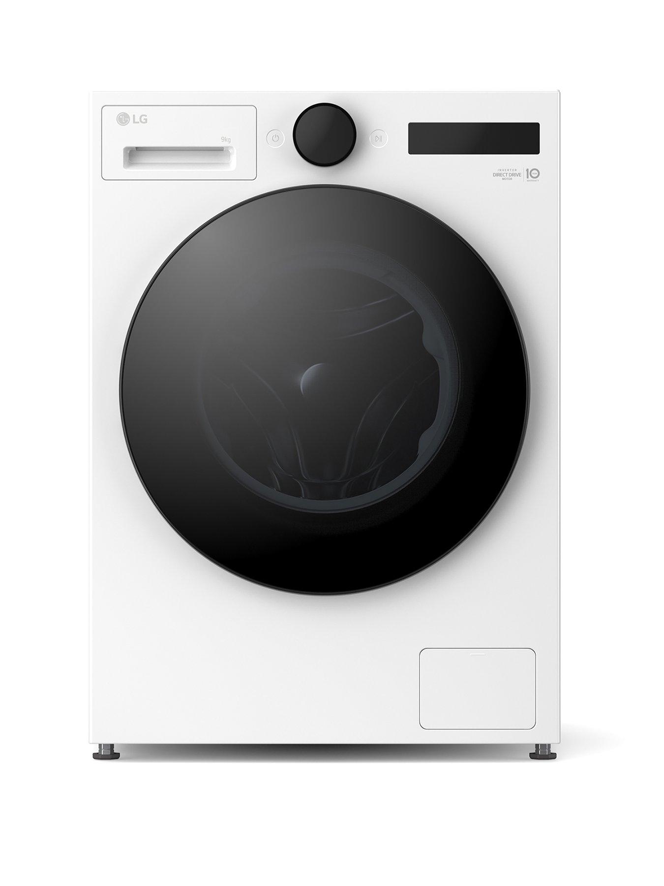 LG F4X7009TWB 9KG 1400 Washing Machine essence glossy white