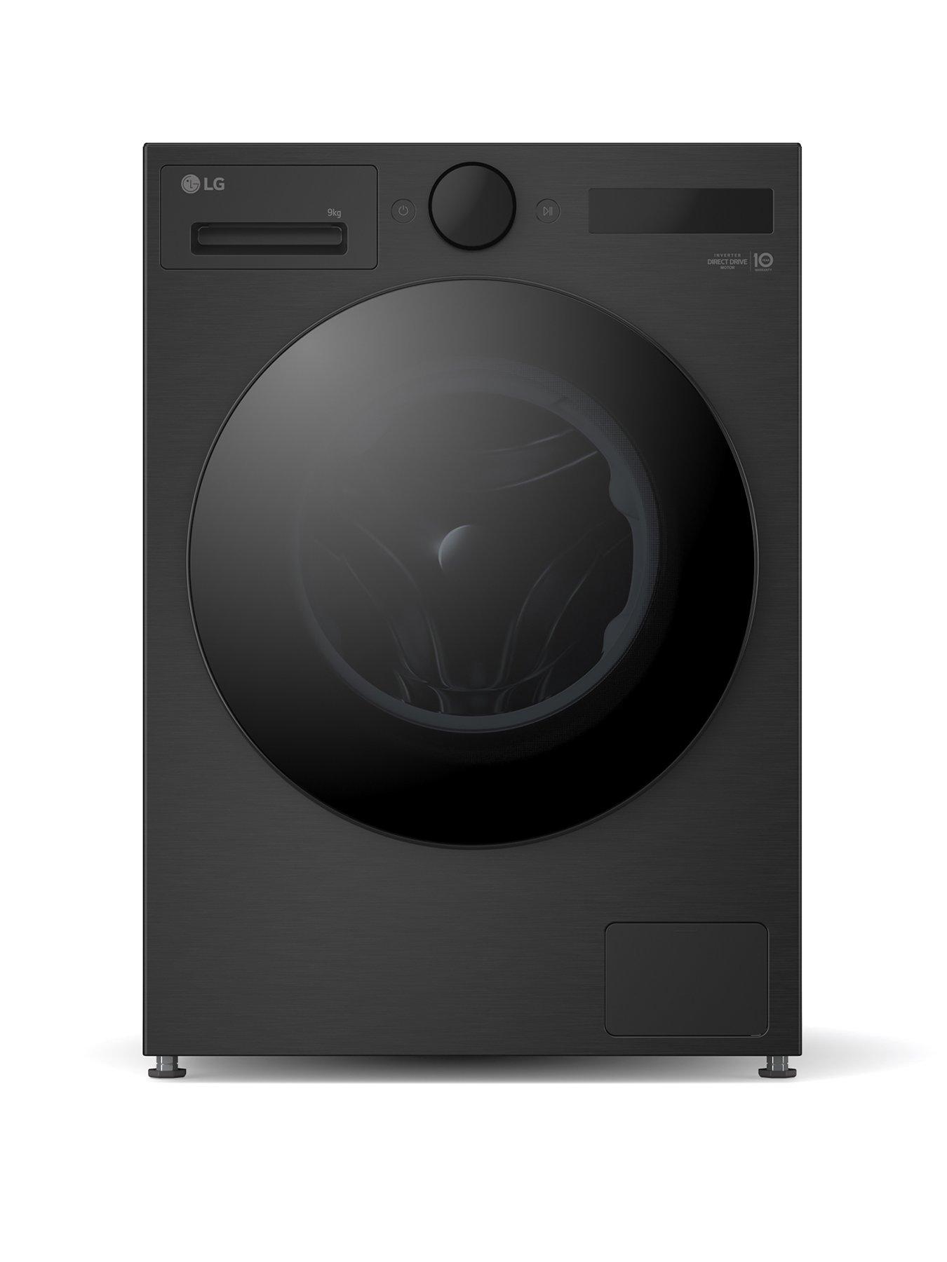 LG Series 7 AI Direct DriveT F4X7009TBB 9 kg 1400 Spin Washing Machine - Matte Black - A-40% Rated