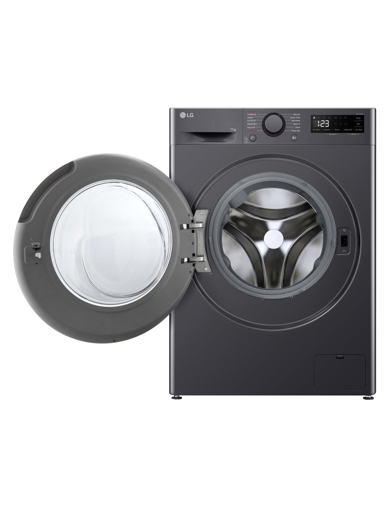 Image 2 of 7 of LG F4Y511GBLN1 11KG 1400 Washing Machine black steel