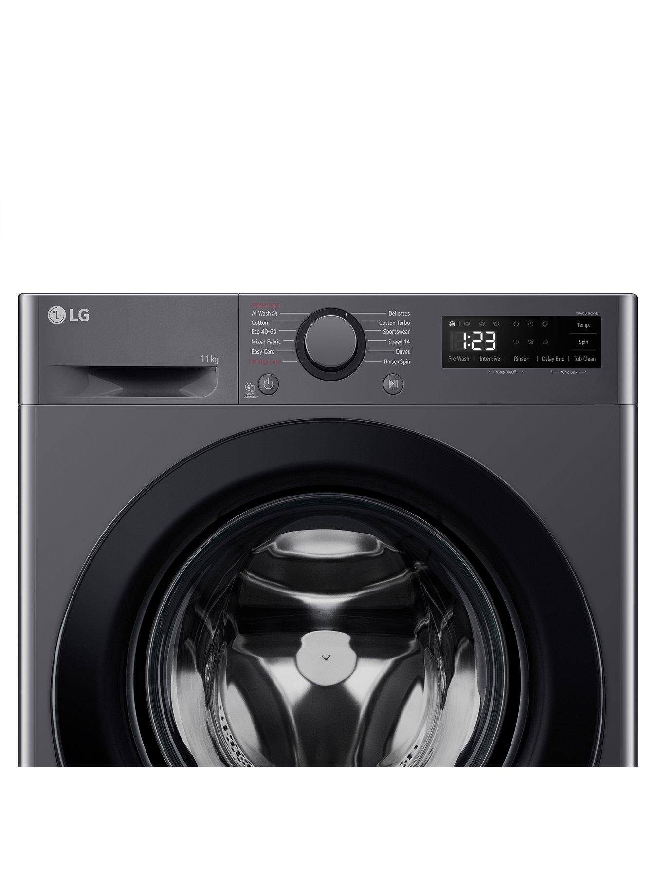 Image 3 of 7 of LG F4Y511GBLN1 11KG 1400 Washing Machine black steel