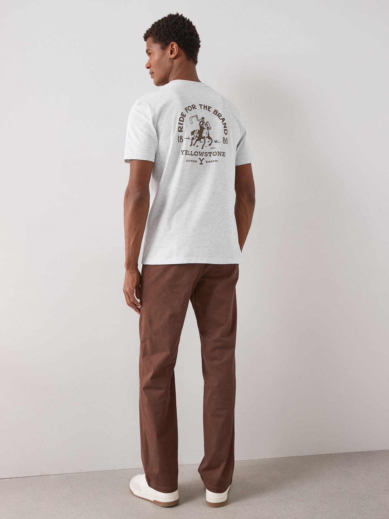Image 5 of 7 of The Very Collection Cotton Rich Loose Fit Chino Trousers - Brown