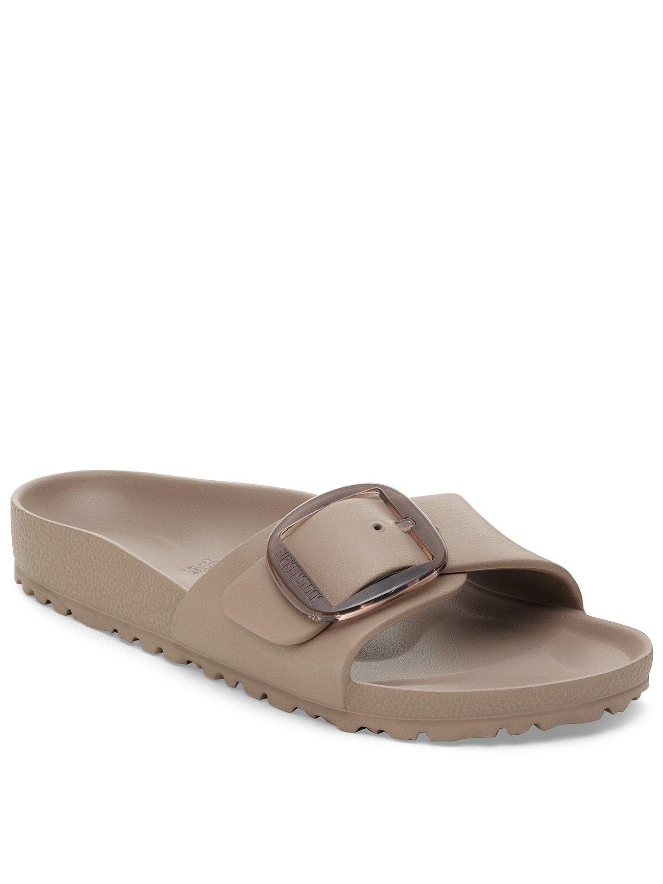 Birkenstock Madrid Big Buckle Eva Sandals - Grey Taupe