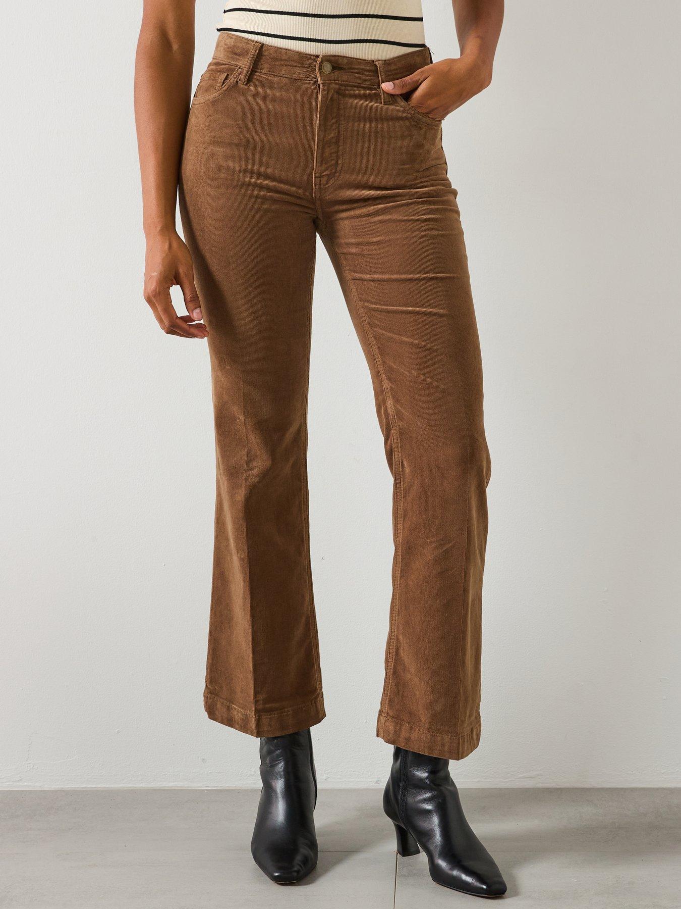 Mango Corduroy Flared Jeans