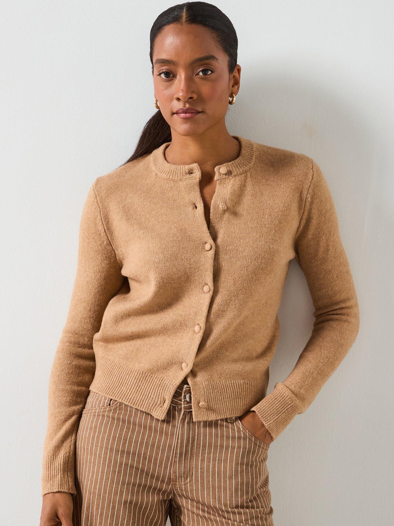 Image 1 of 6 of Mango Knitted Button Cardigan