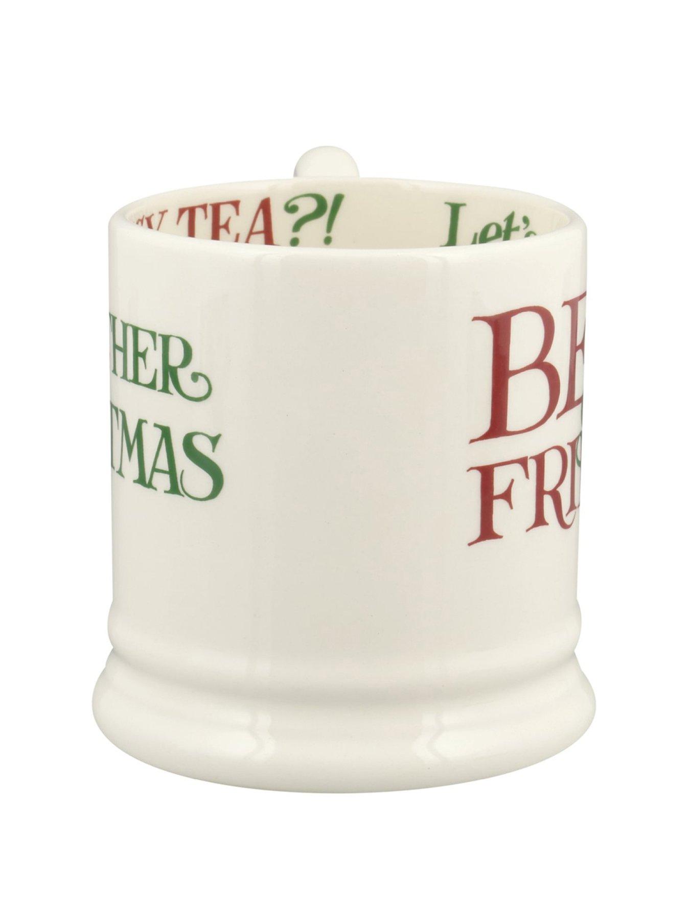 Image 2 of 5 of Emma Bridgewater Christmas Best Of Friends Single 1/2 Pint Mug