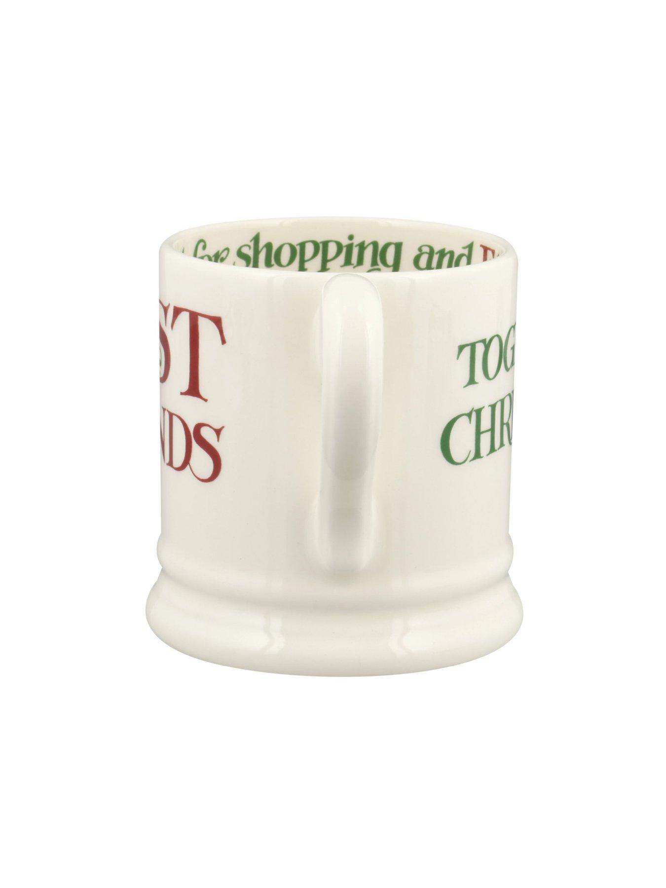 Image 4 of 5 of Emma Bridgewater Christmas Best Of Friends Single 1/2 Pint Mug