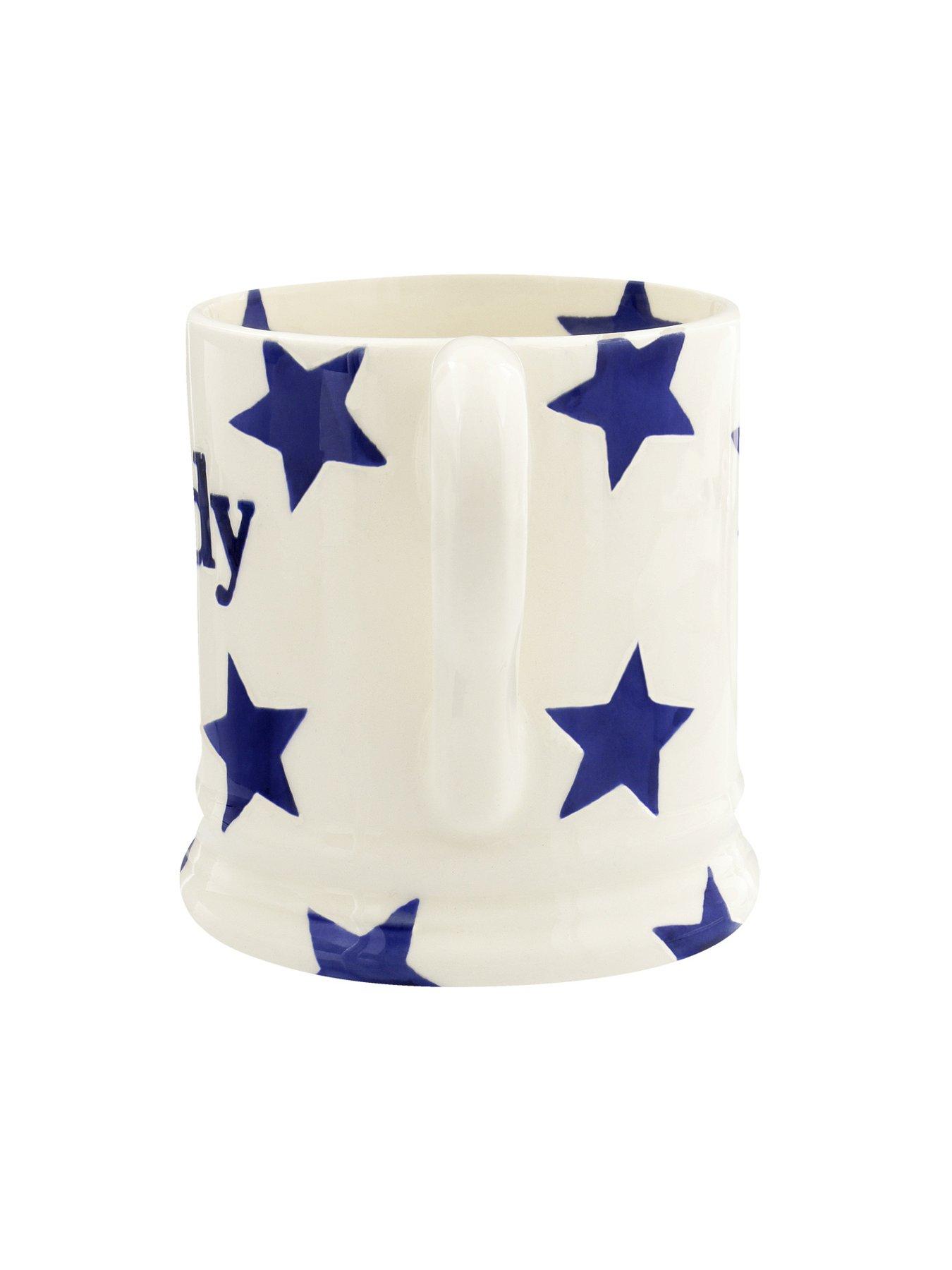 Image 3 of 5 of Emma Bridgewater Blue Star Daddy Single 1/2 Pint Mug
