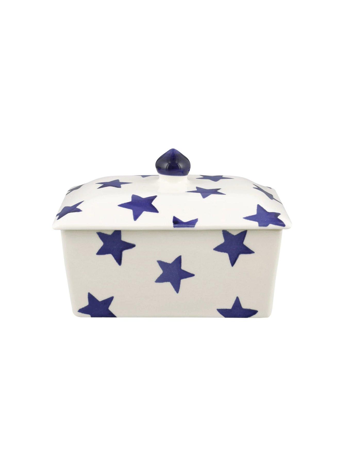 Emma Bridgewater Blue Star Butter Dish