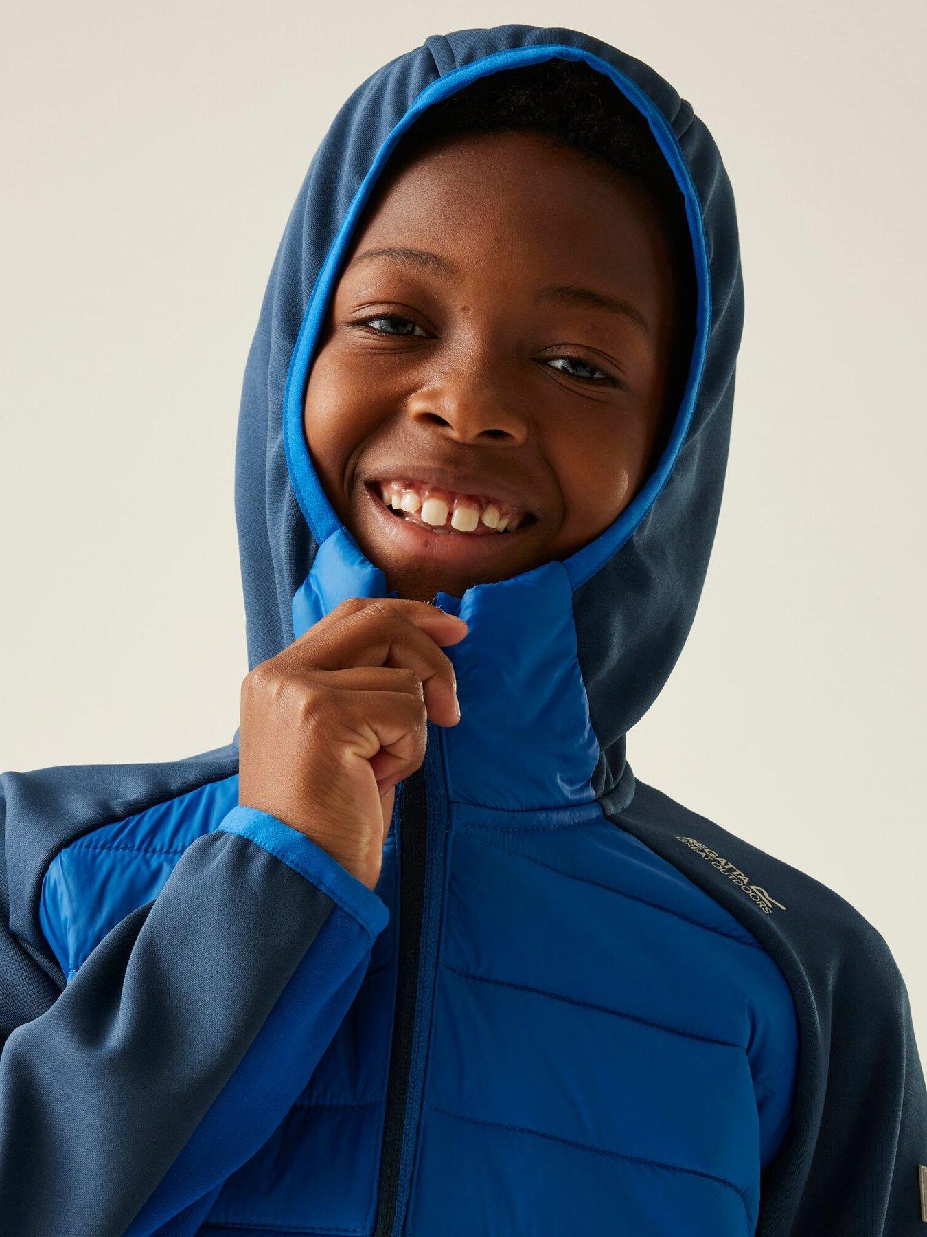 Image 6 of 7 of Regatta Kids Boys Kielder Hybrid Xi Padded Jacket - Blue