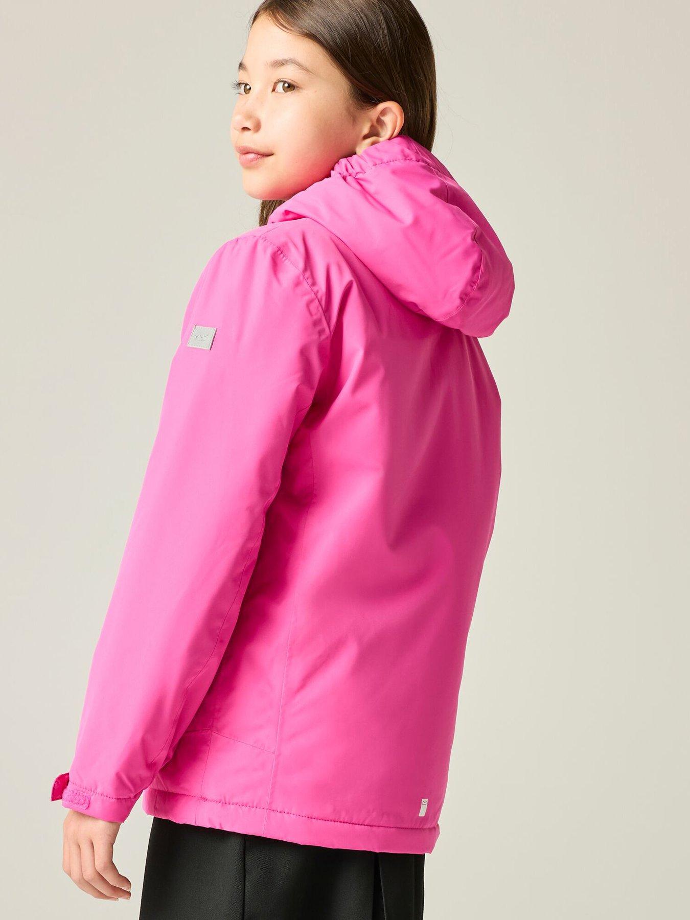 Image 2 of 7 of Regatta Junior Girls Hurdle Waterproof Insulated Jacket - Pink
