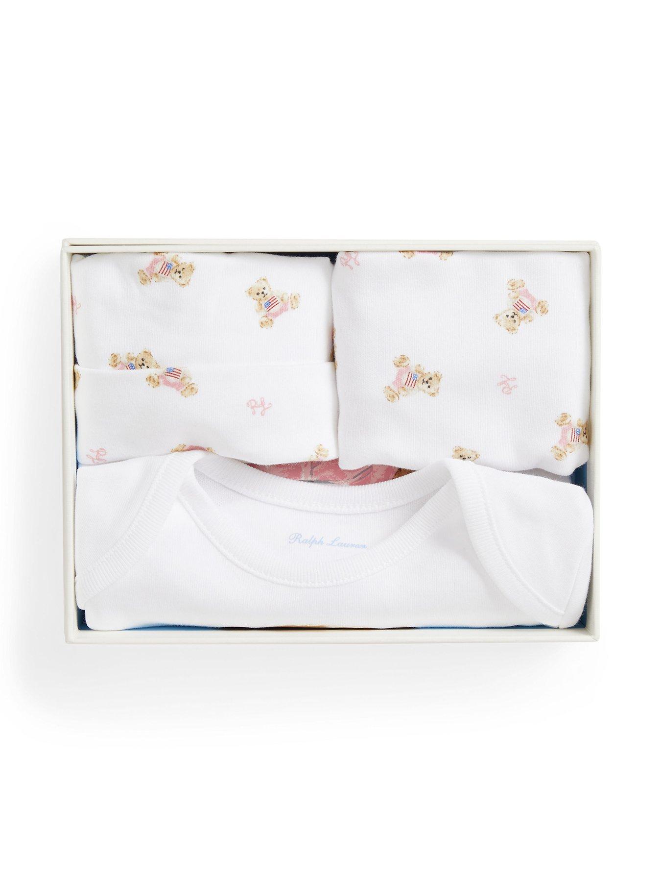 Polo Ralph Lauren Baby Girls Bear Gift Box Set - White | Very