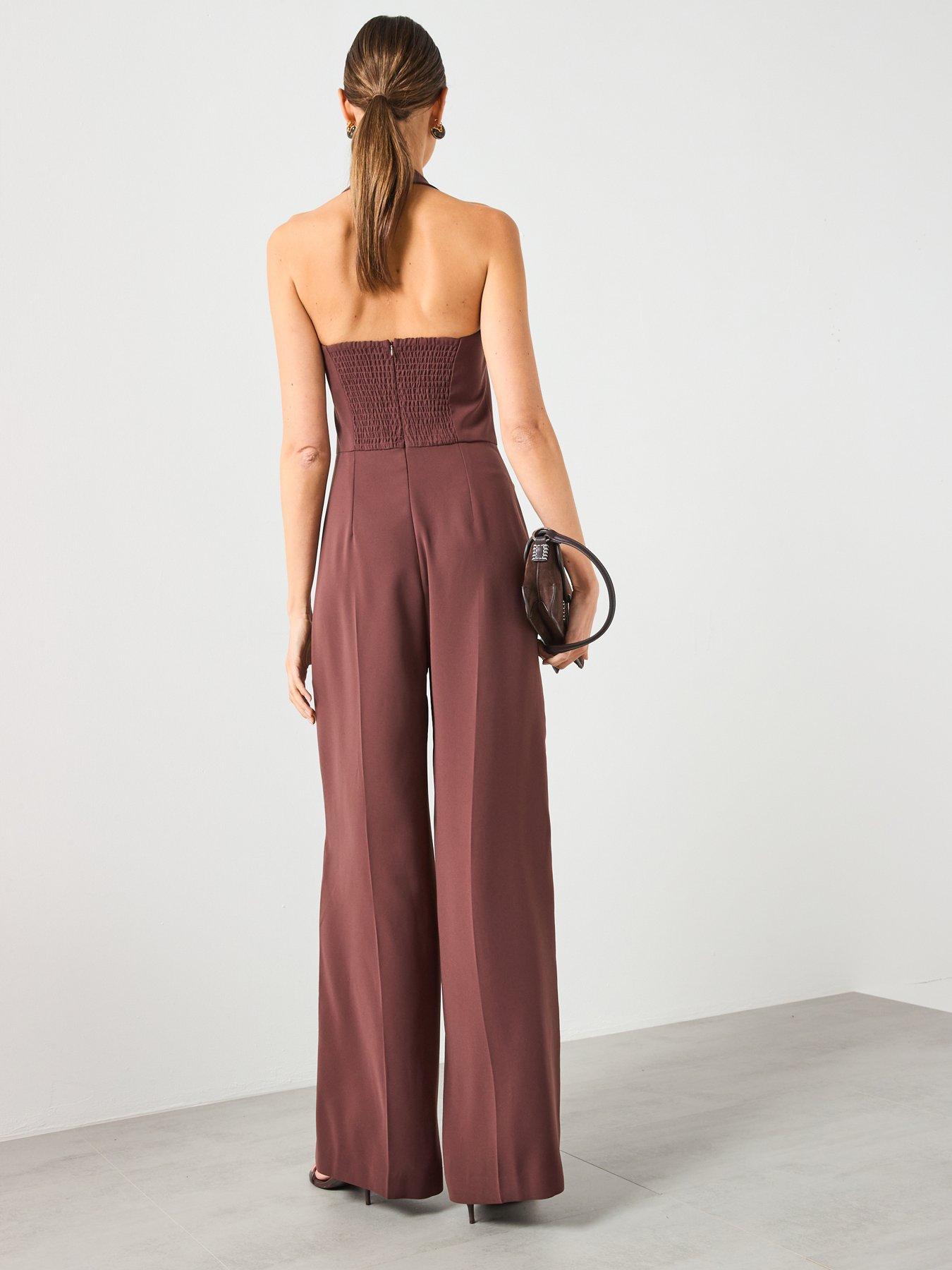 Image 2 of 6 of Mango Halter Neck Jumpsuit