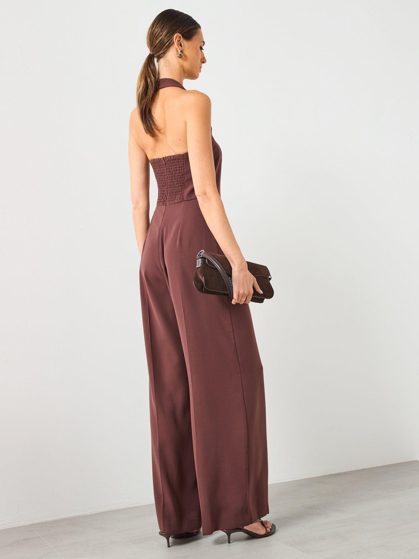 Image 5 of 6 of Mango Halter Neck Jumpsuit
