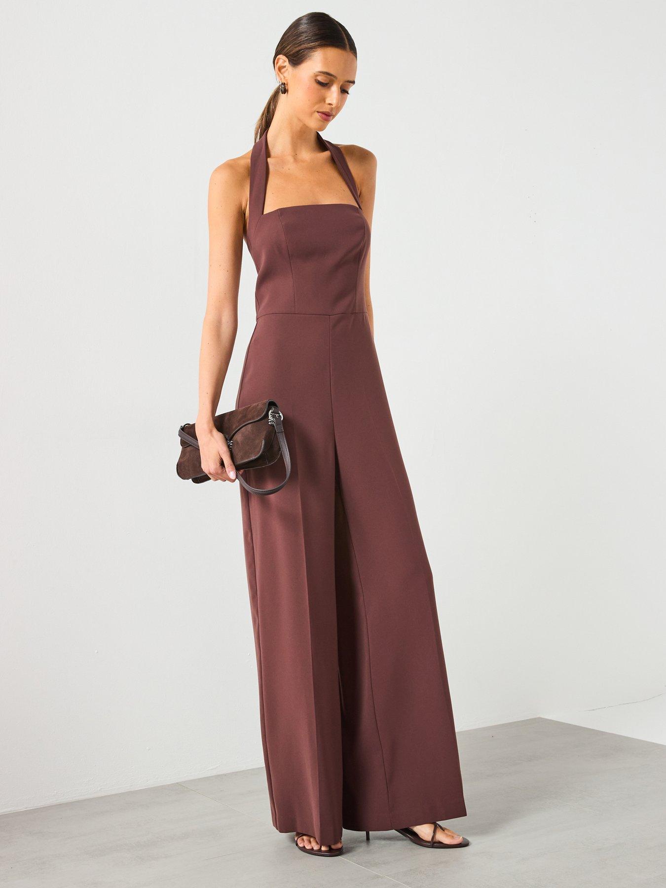 Image 6 of 6 of Mango Halter Neck Jumpsuit