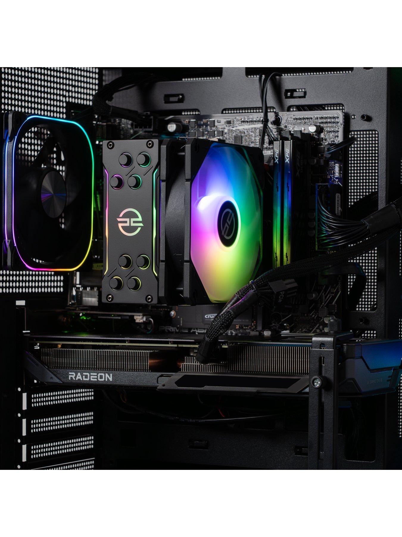 Image 4 of 8 of PCSpecialist Fusion 34 Gaming Desktop, AMD Radeon RX 9060 XT, AMD Ryzen 5, 16GB RAM, 1TB SSD