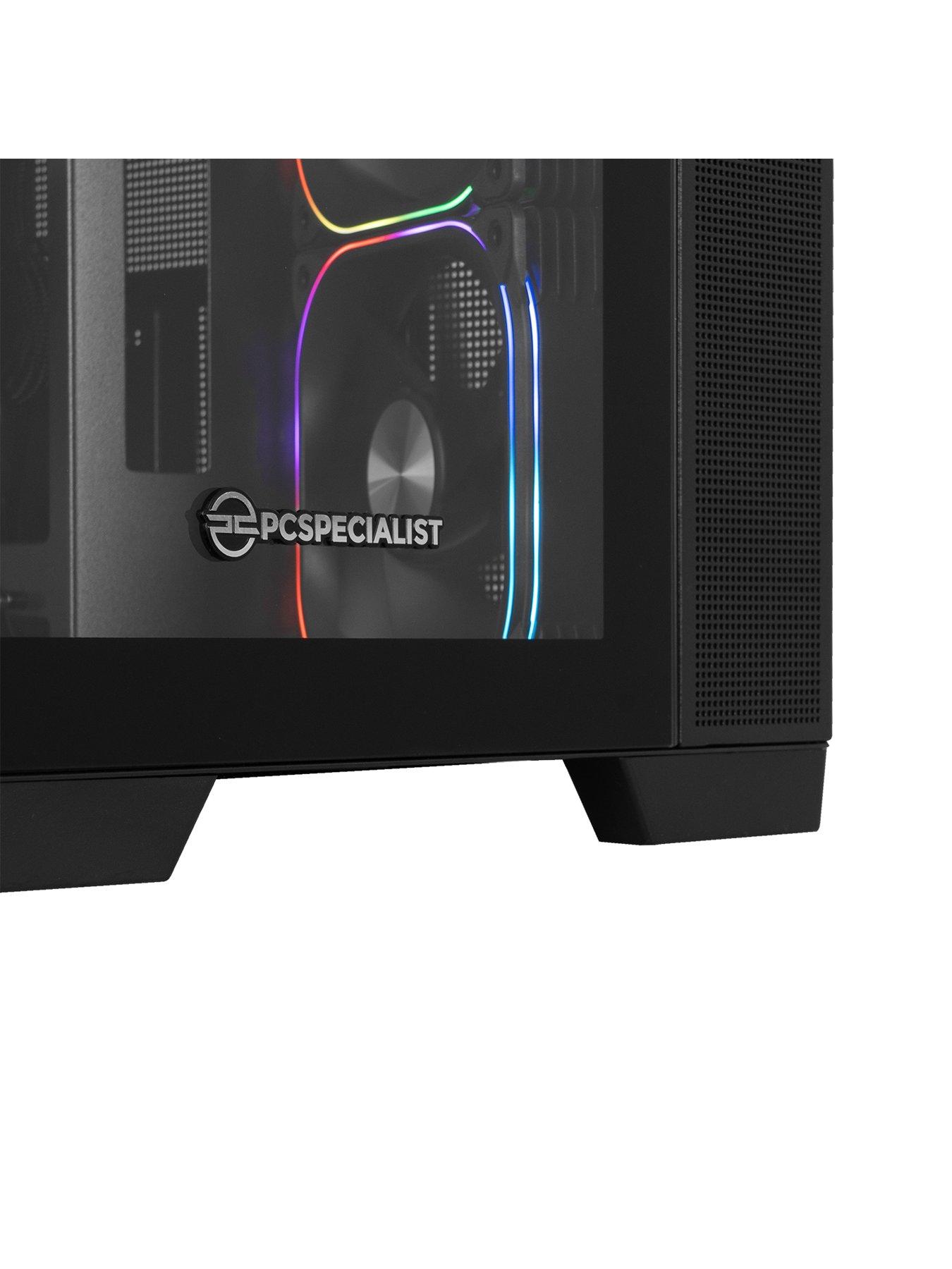 Image 5 of 8 of PCSpecialist Fusion 34 Gaming Desktop Bundle, AMD Radeon RX 9060 XT, AMD Ryzen 5, 16GB RAM, 1TB SSD