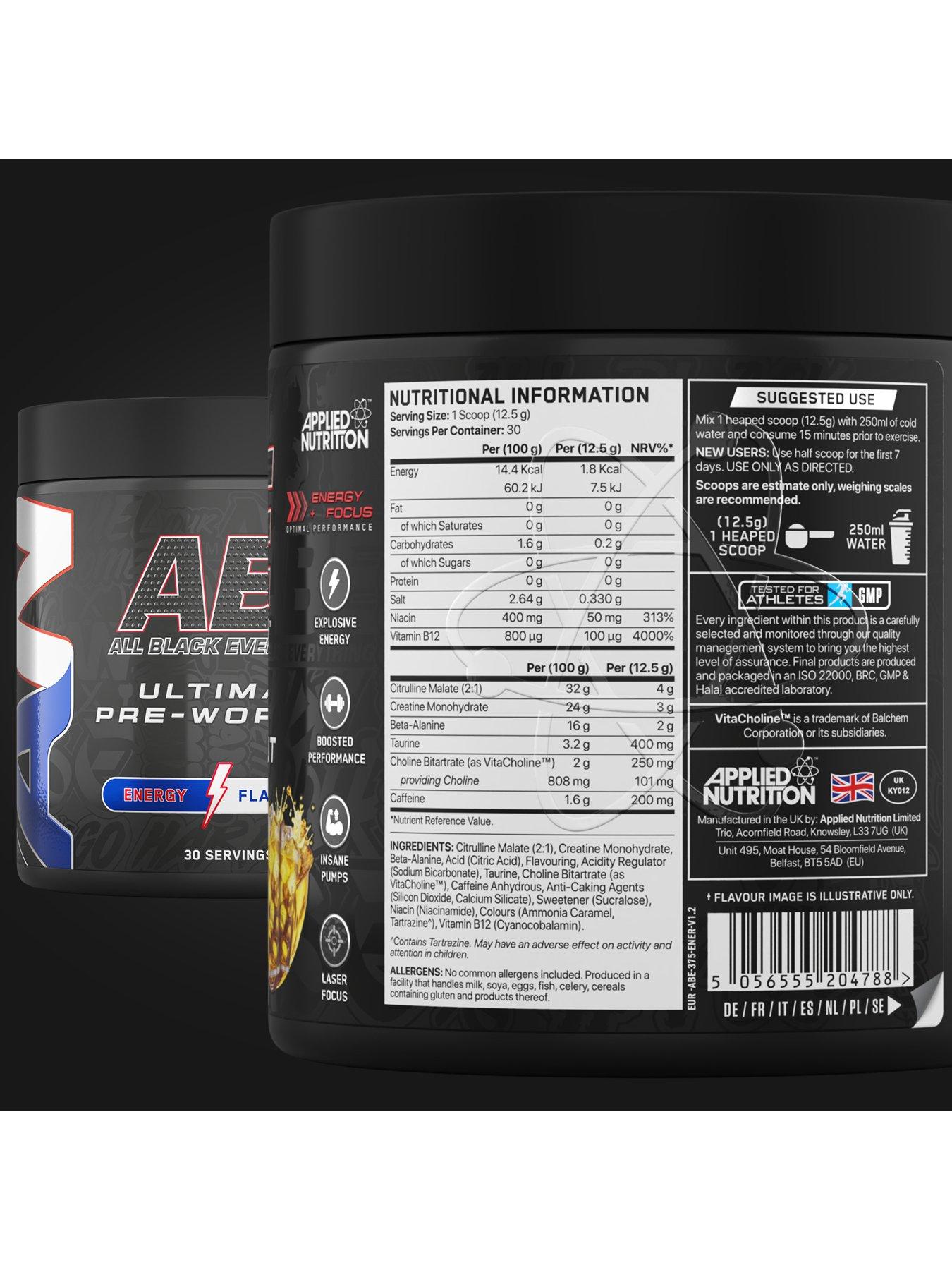 Image 2 of 3 of Applied Nutrition ABE Powder - Energy - 375G