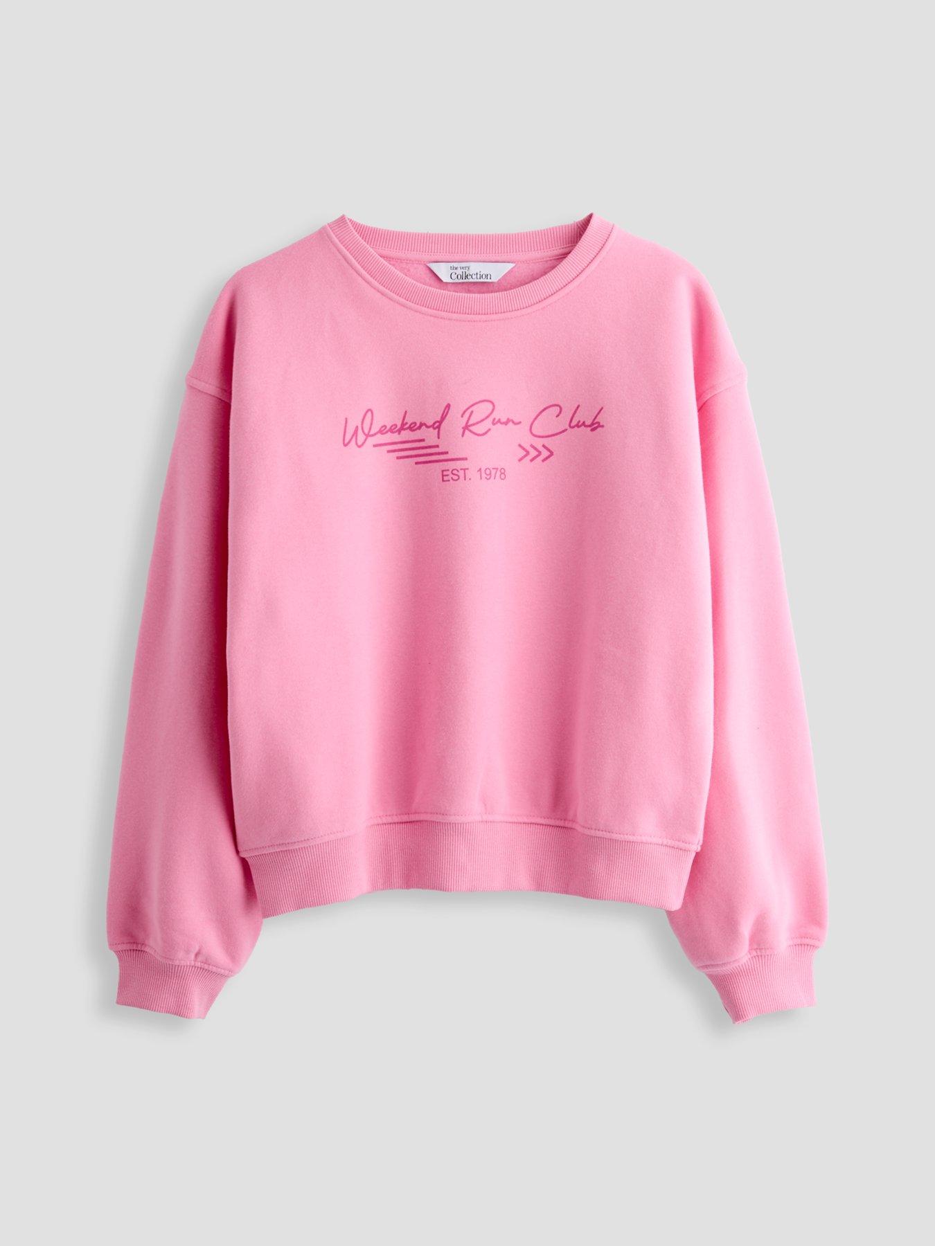 The Very Collection Girls Slogan Sweat