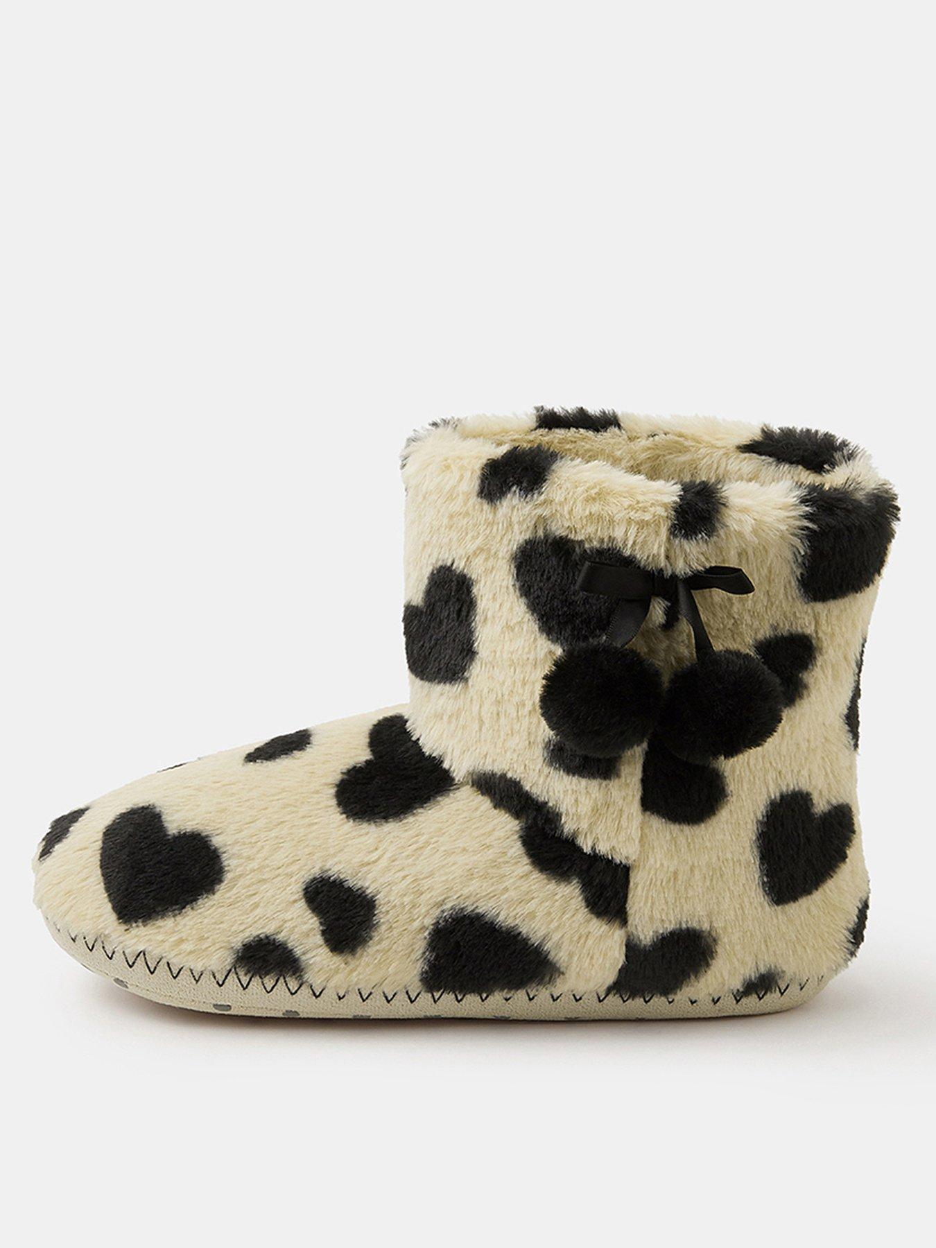 Leopard Print Lipsy Slipper Boots Slipper Boot Slippers Argos