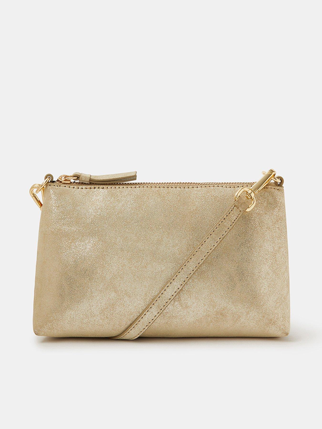 Accessorize Metallic Cross Body Bag