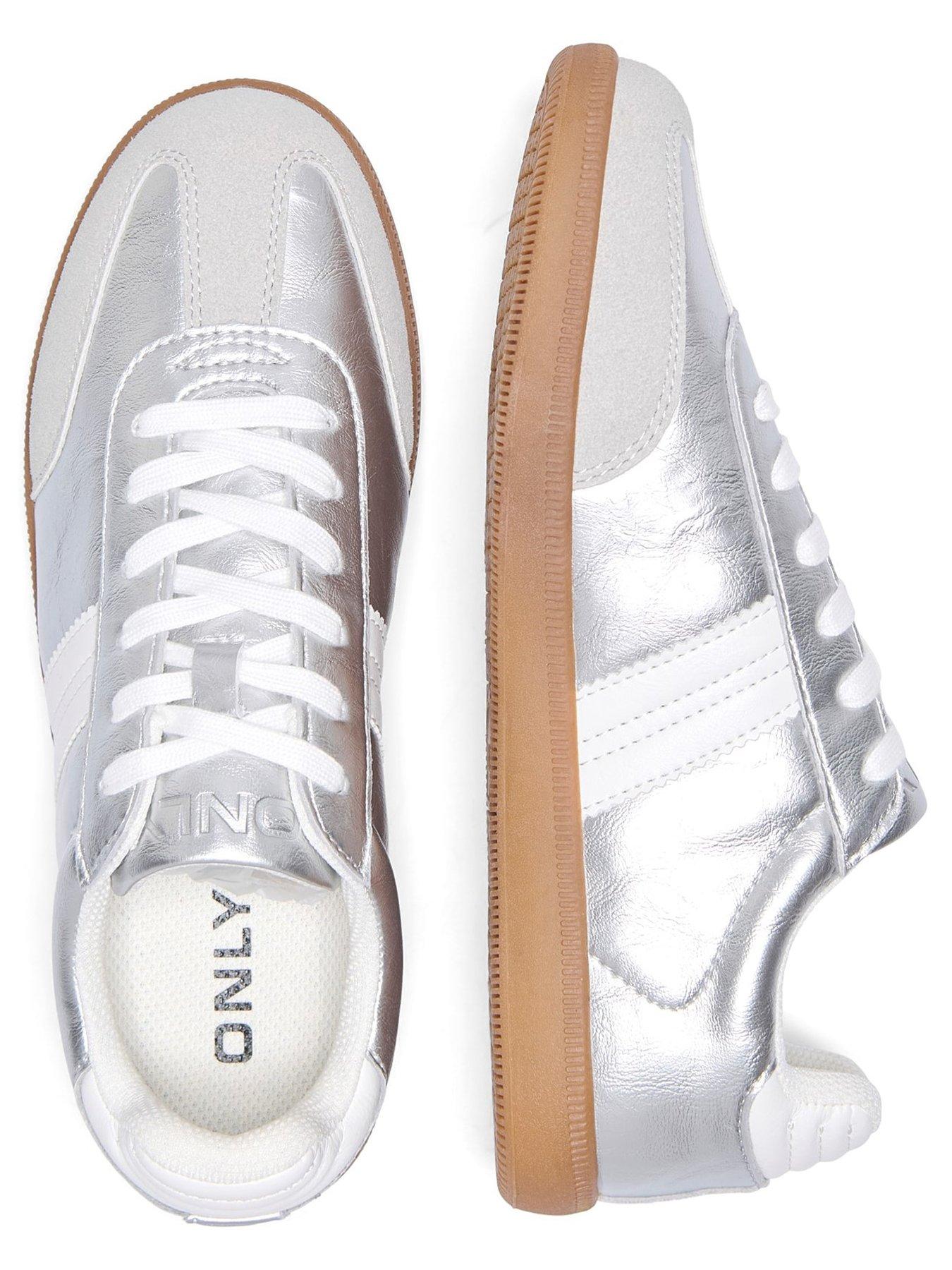 Image 4 of 4 of Only Amber Trainers - Silver