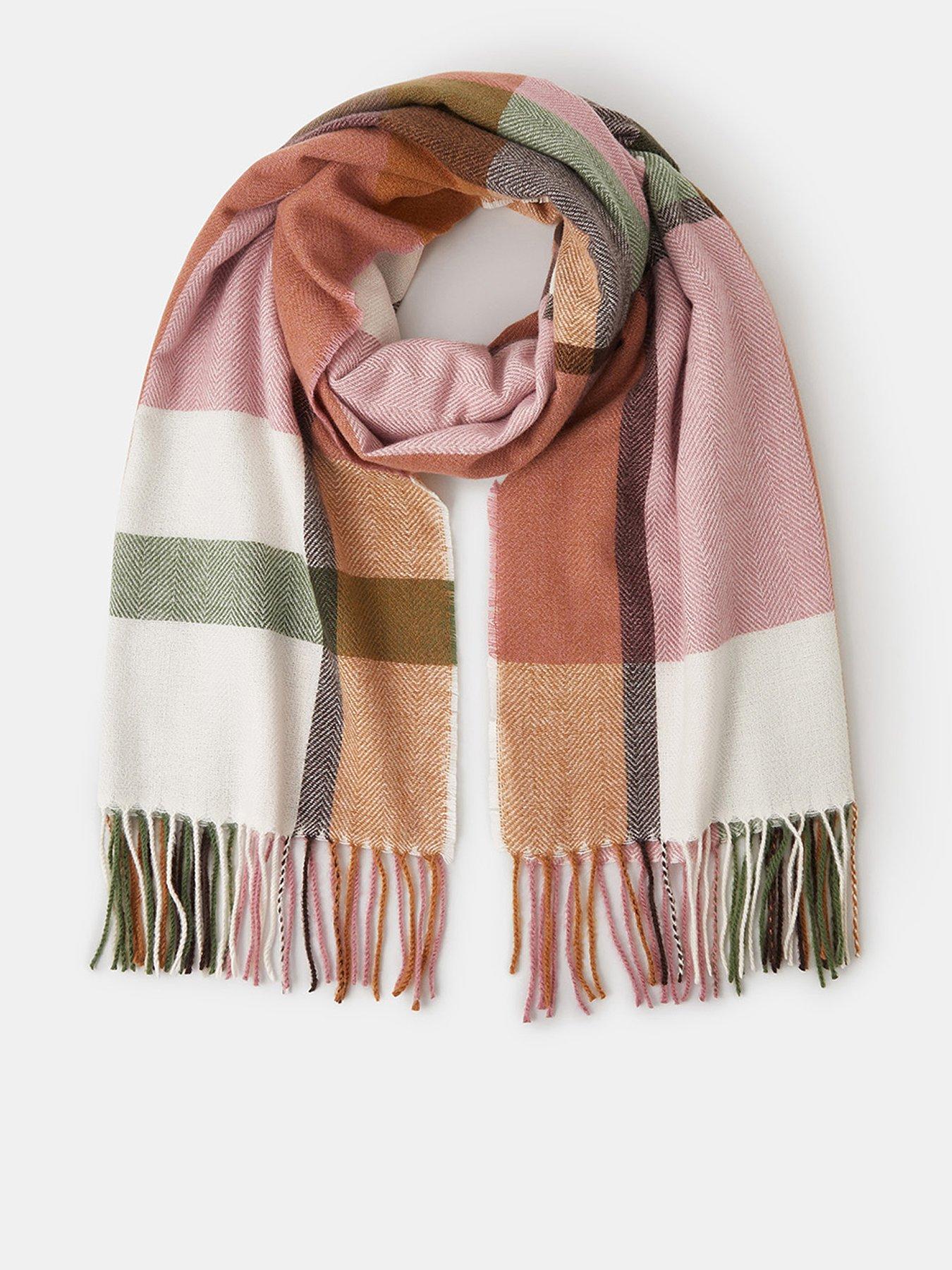 Accessorize Check Print Blanket Scarf - Multi