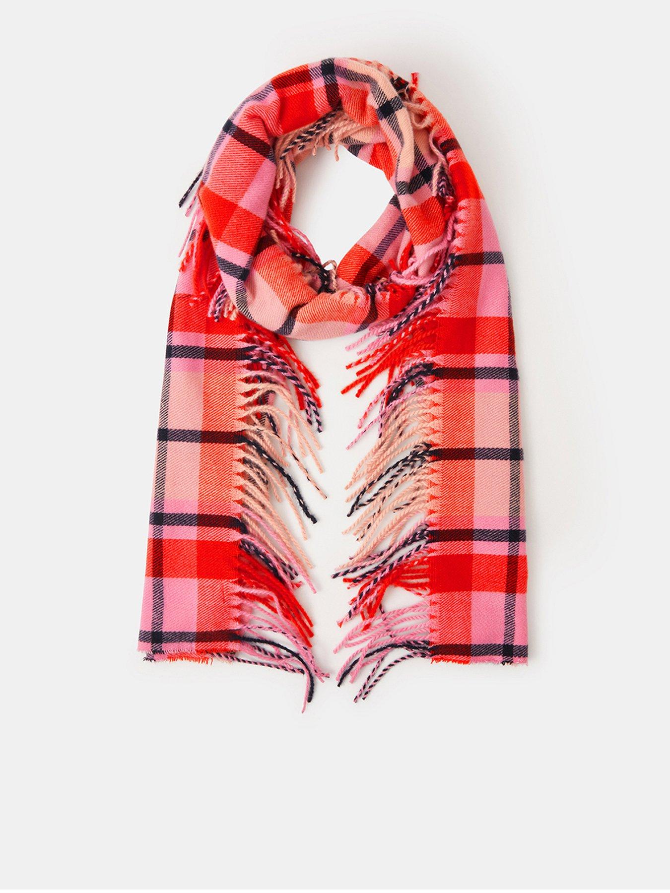 Accessorize Check Print Blanket Scarf