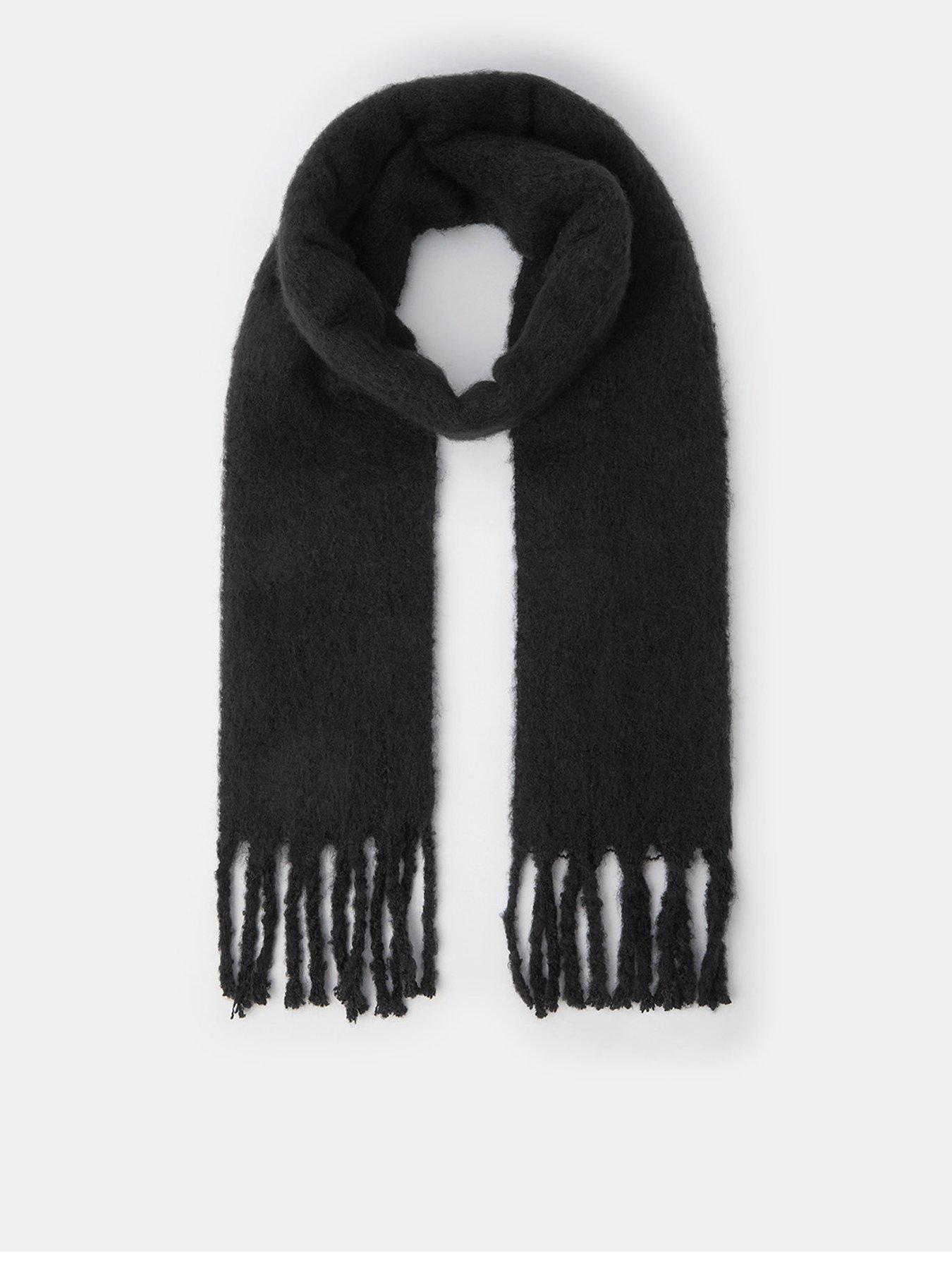 Accessorize Super Soft Plain Scarf - Black
