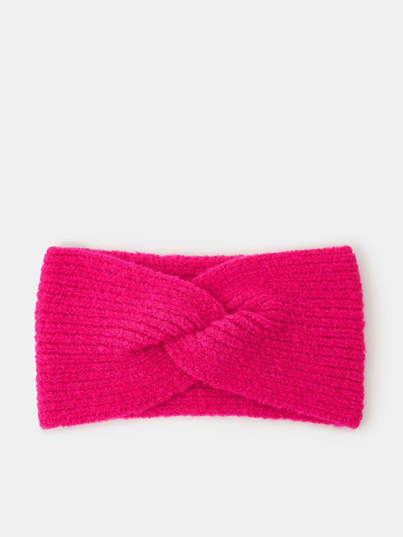 Accessorize Soft Knit Bando Headband - Pink