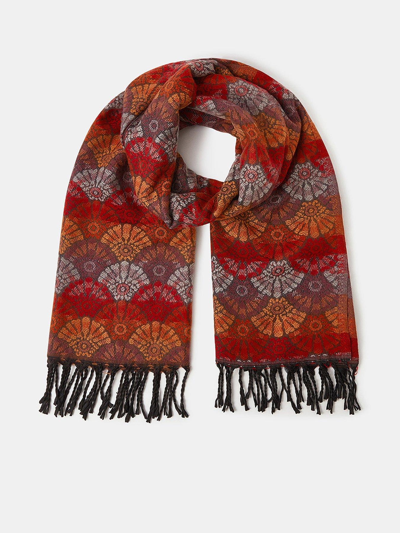 Accessorize Flower Deco Blanket Scarf - Multi