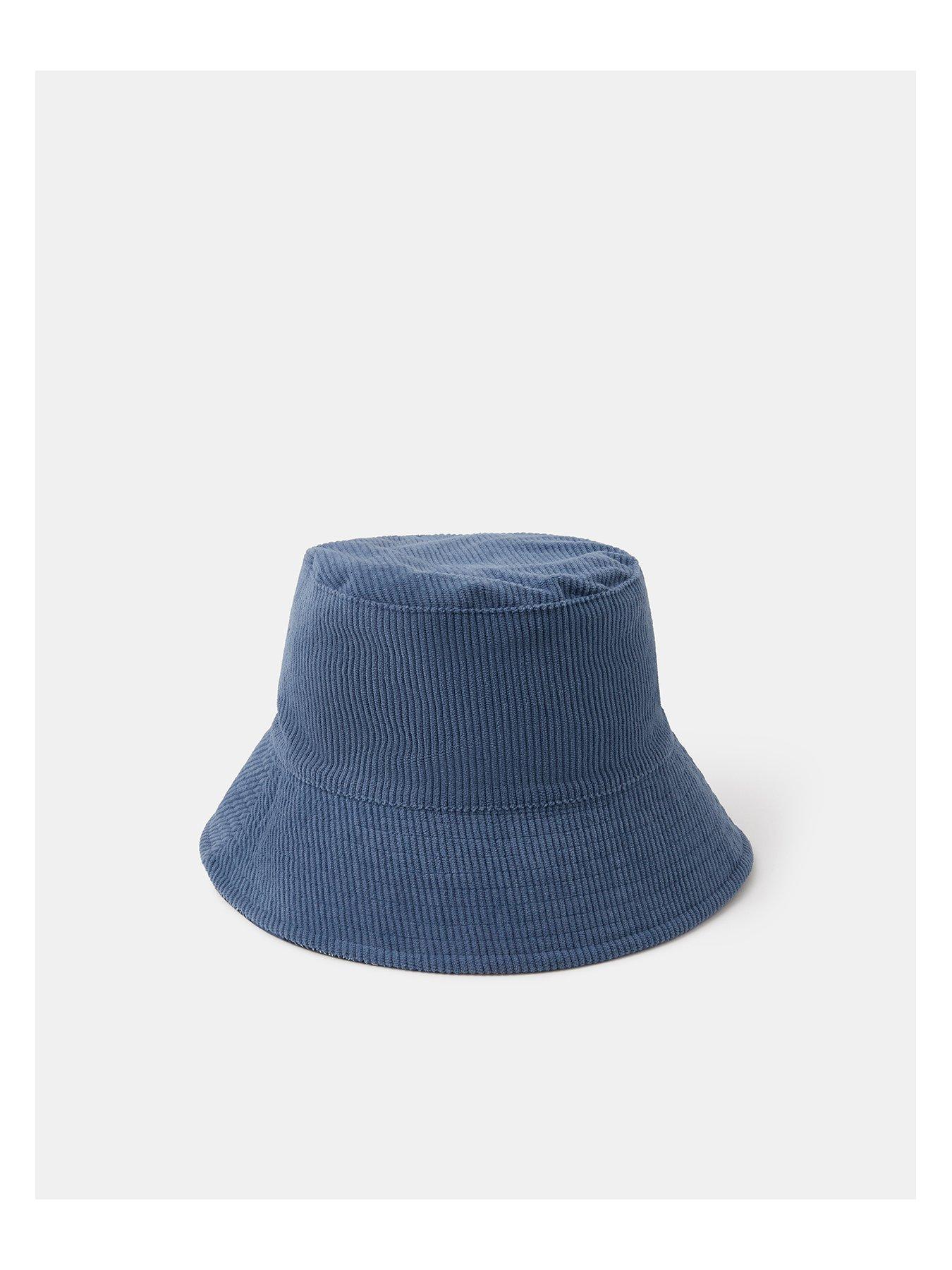 Image 4 of 5 of Accessorize Reversible Bandana Print Bucket Hat - Blue
