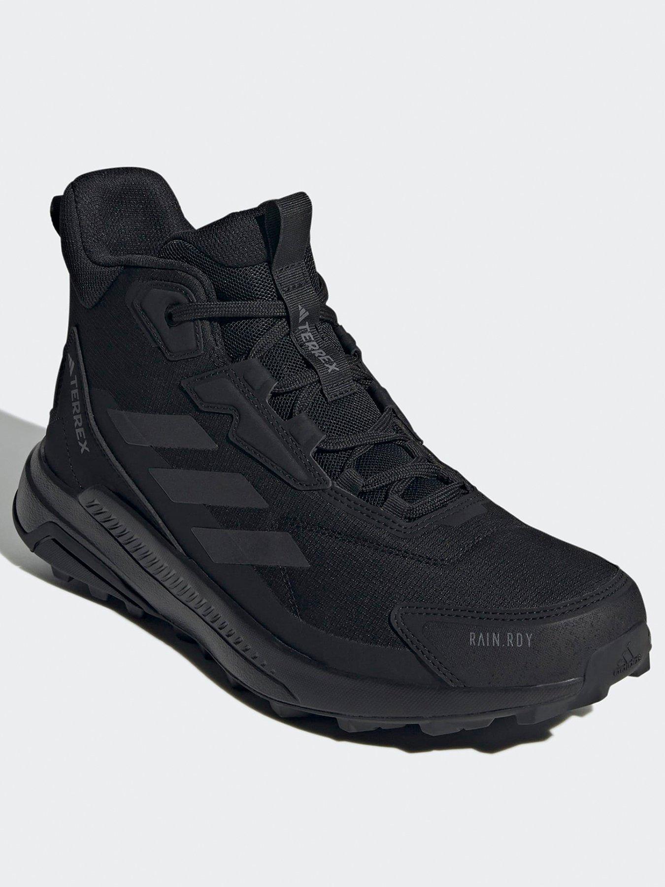 Image 2 of 7 of adidas Terrex Mens Anylander Mid Rain Ready Hiking Boots - Black