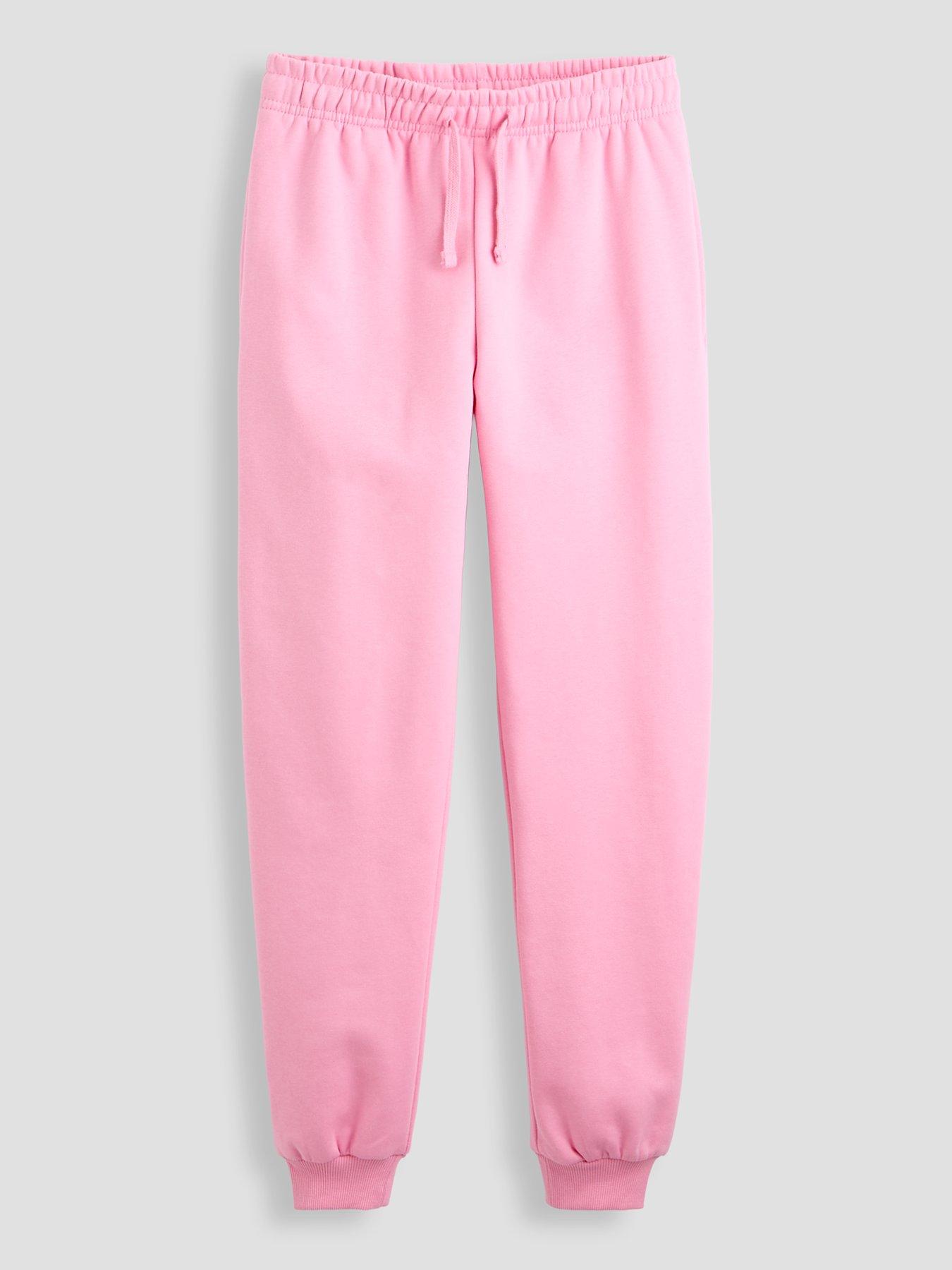 The Very Collection Girls Sweat Cuffed Joggers - Pink