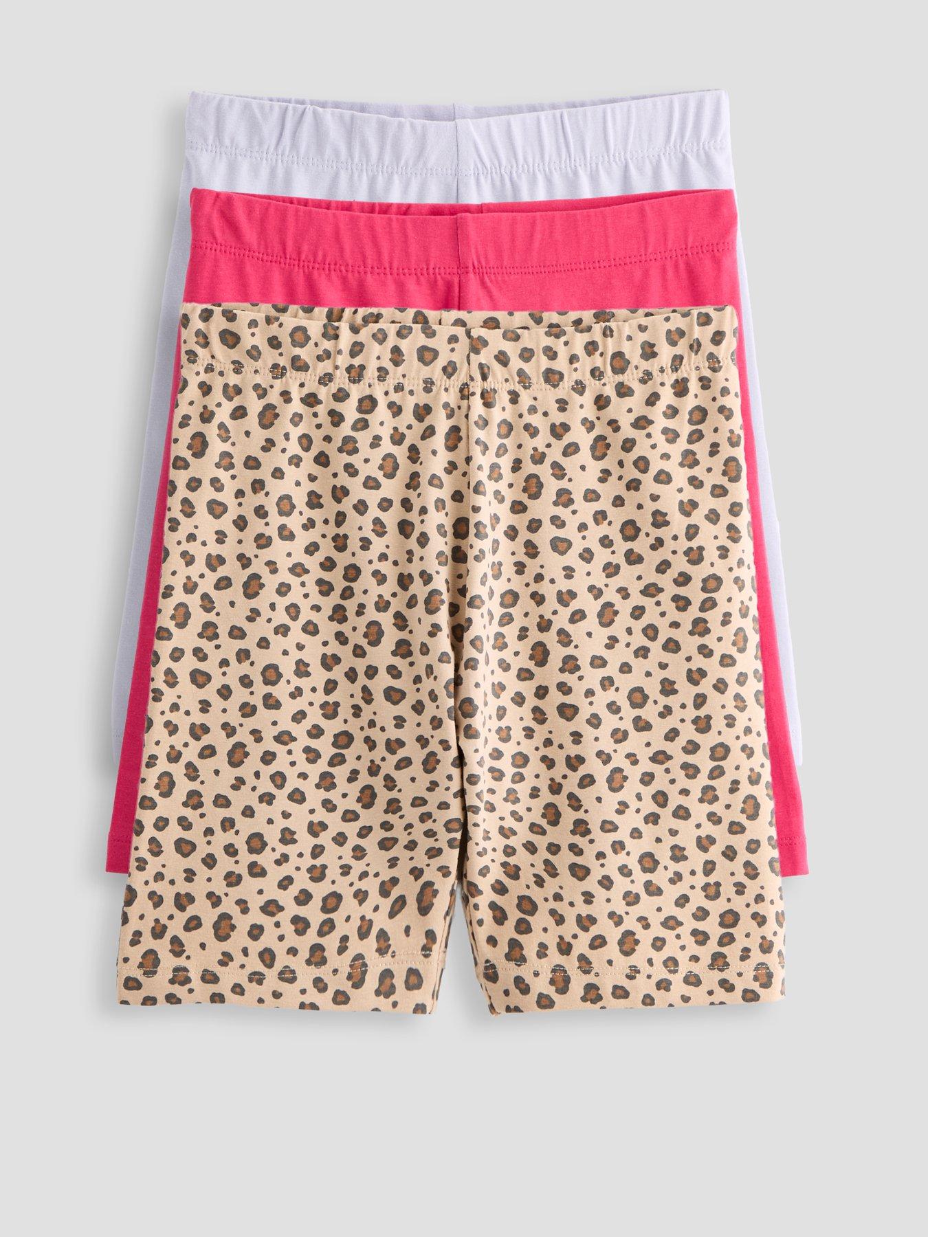 Image 1 of 5 of The Very Collection Girls 3 Pack Cycling Shorts - Multi