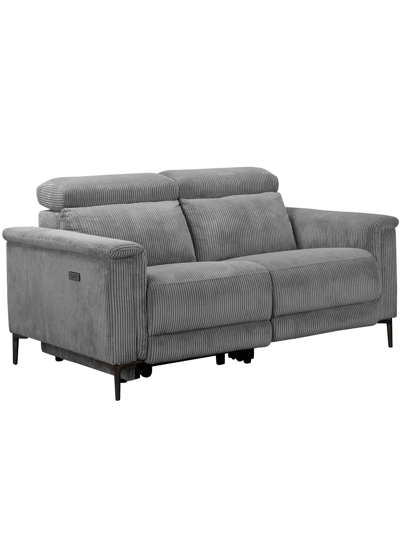 Image 4 of 7 of Dorel Home Lund 2 Seater Electric Recliner Sofa