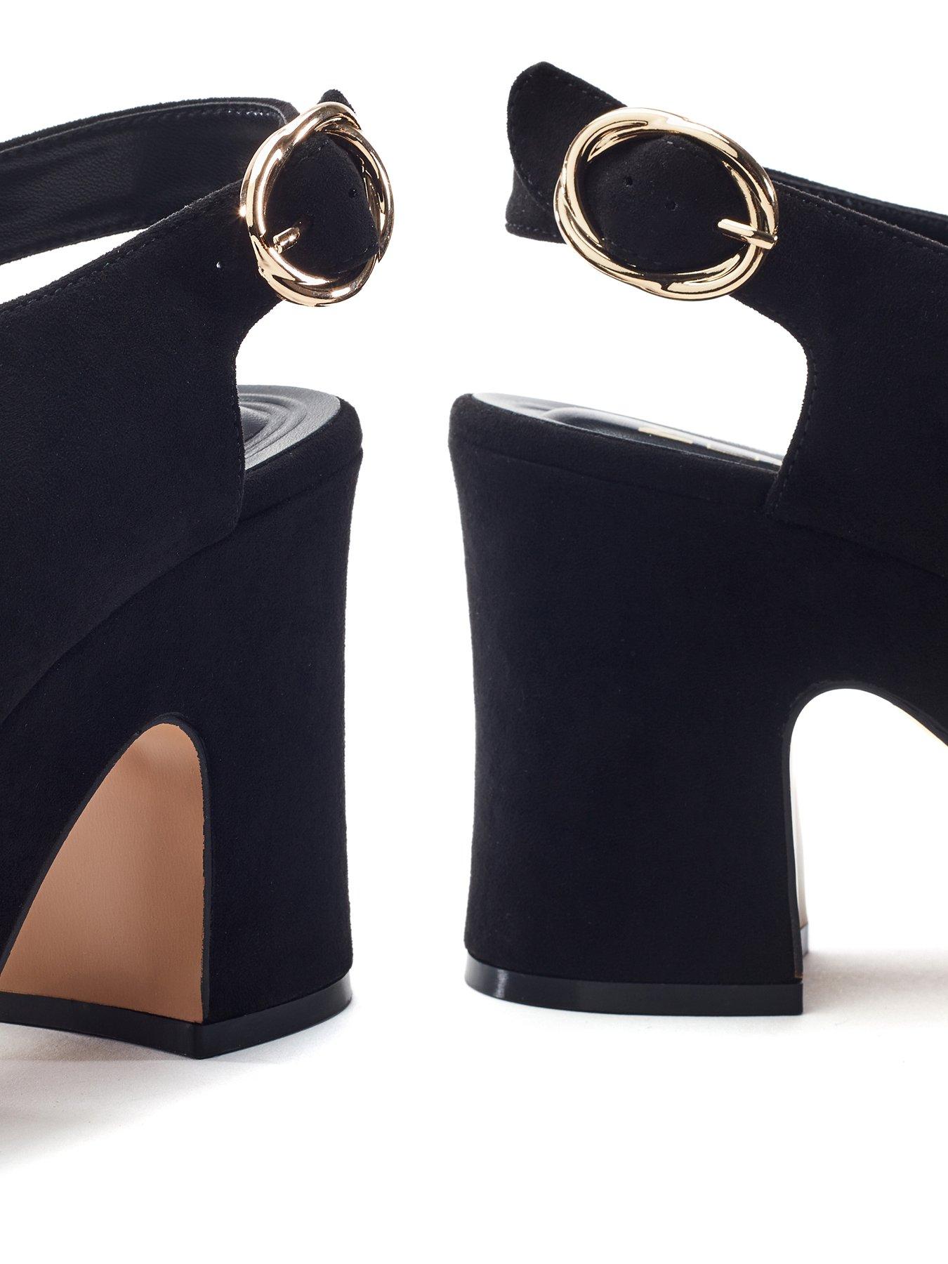 Image 4 of 4 of Moda In Pelle Nakara Block Heels - Black